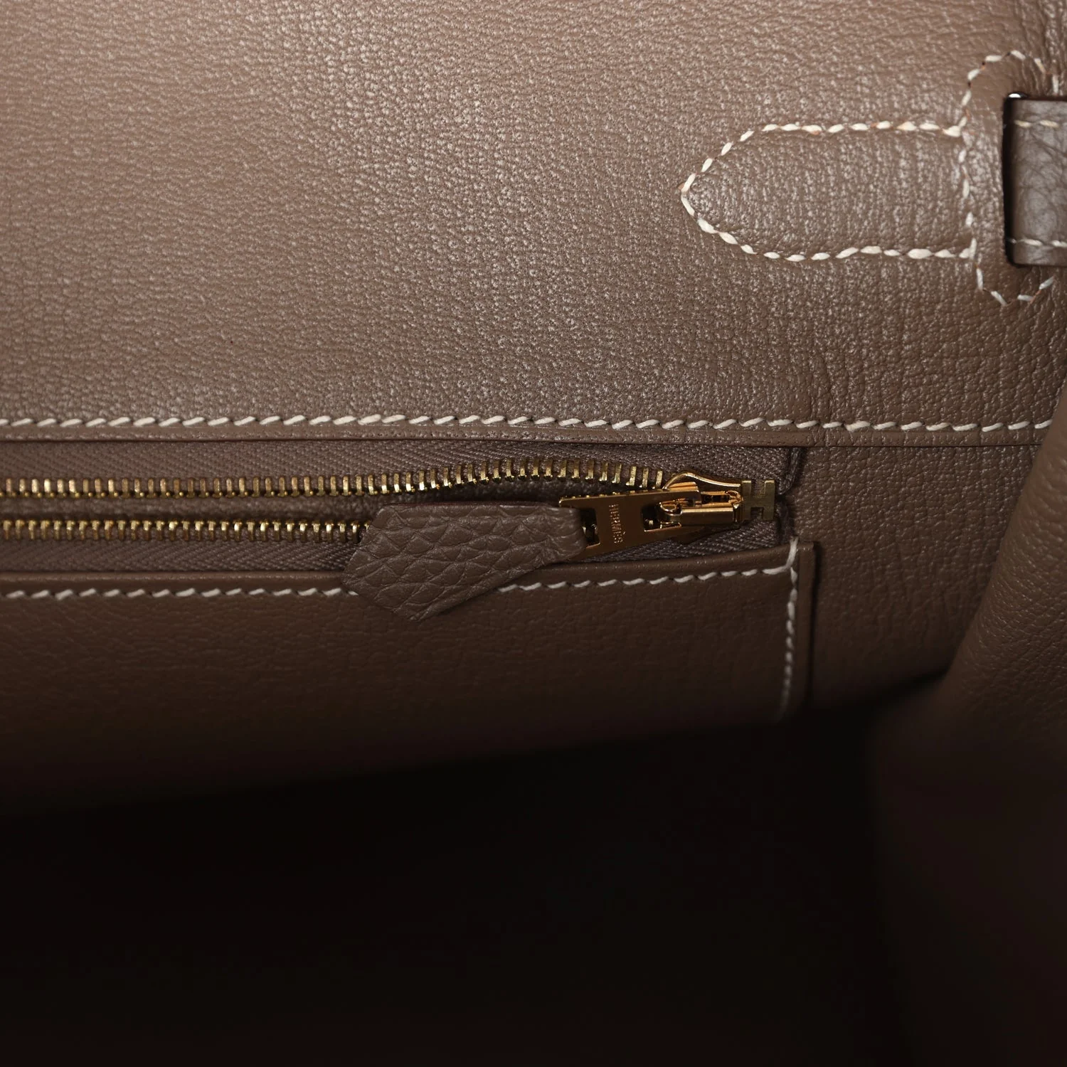 Replicate Hermes Birkin 35 Etoupe Togo Gold Hardware(1:1 replica)