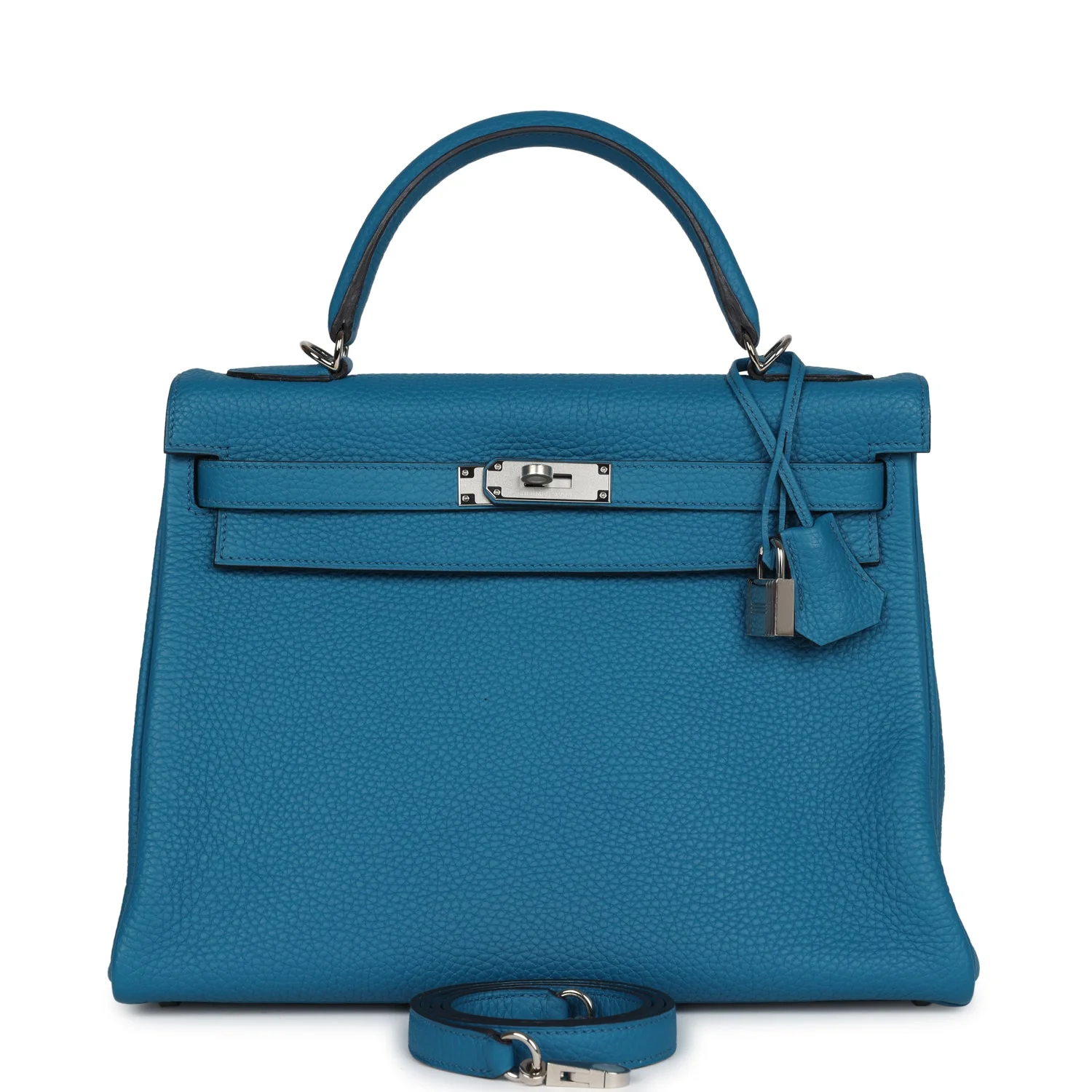 Replicate Hermes Kelly Retourne 32 Cobalt Clemence Palladium Hardware(1:1 replica)