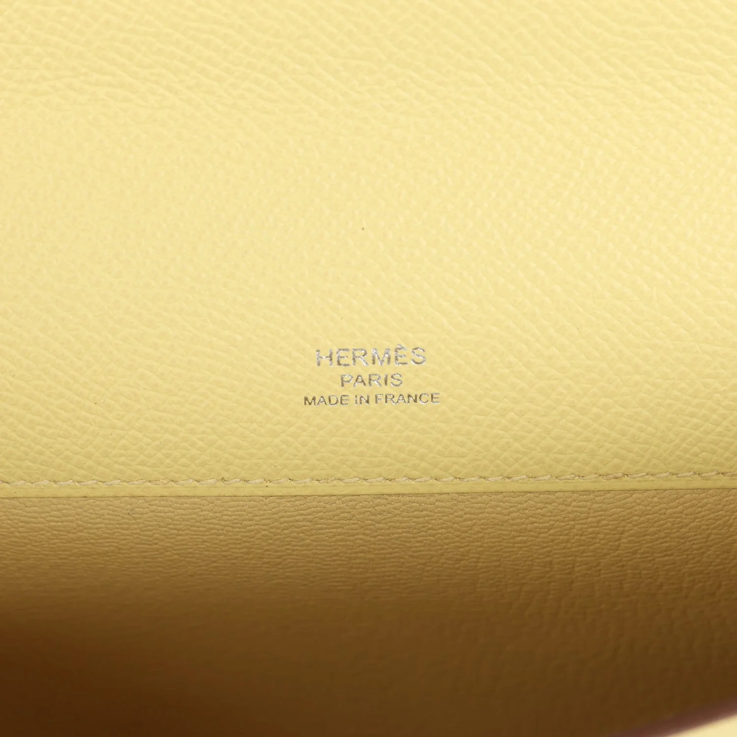 Replicate Hermes Kelly Cut Jaune Poussin Epsom Palladium Hardware(1:1 replica)