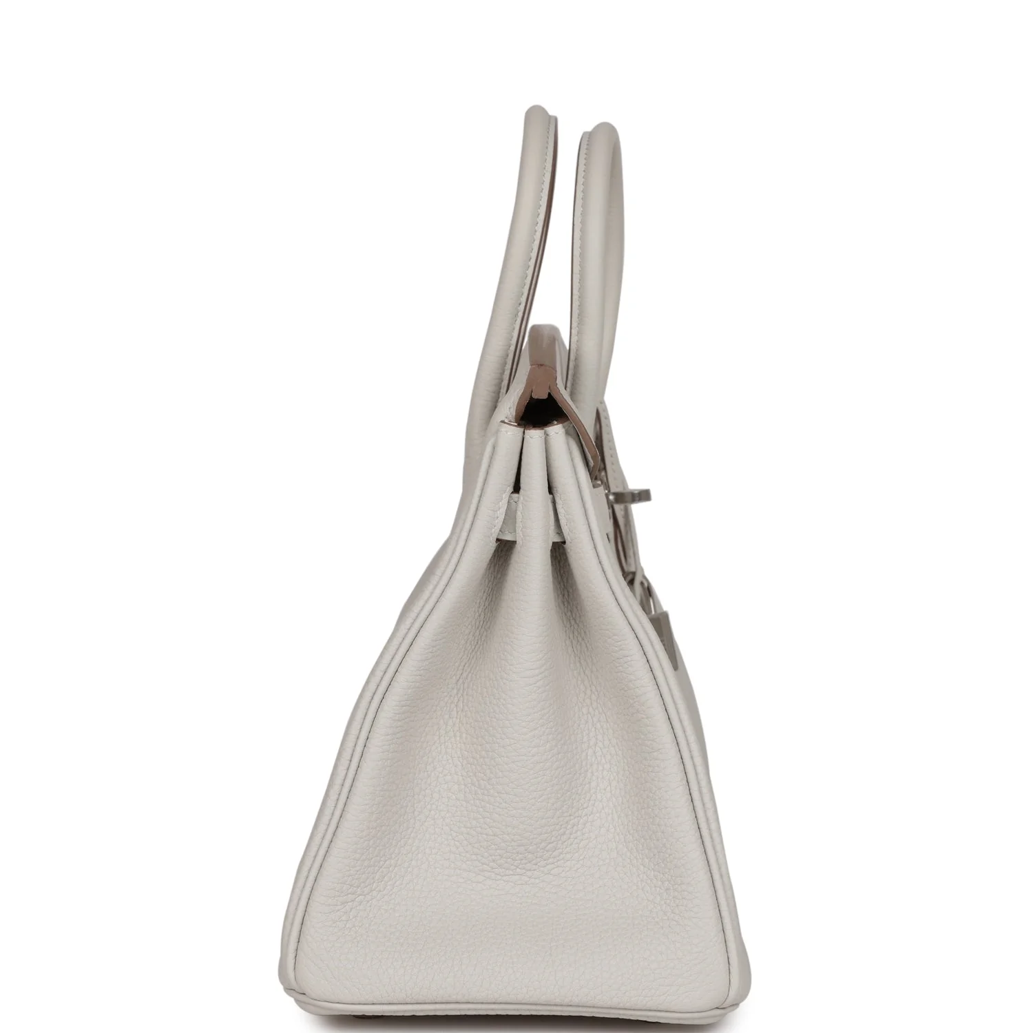 Replicate Hermes Birkin 25 Gris Pale Togo Palladium Hardware(1:1 replica)