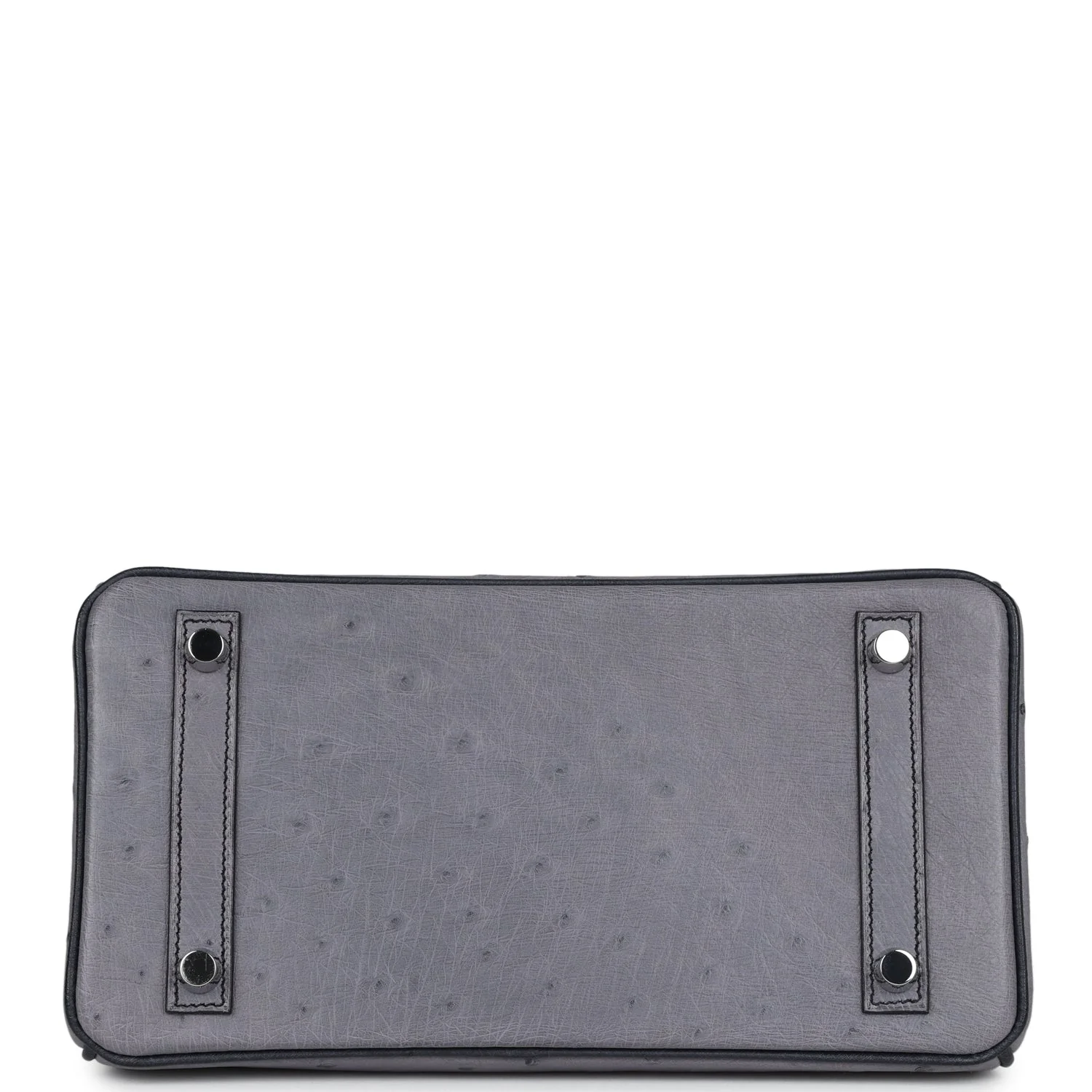 Replicate Hermes Special Order (HSS) Birkin 25 Gris Agate and Bleu Indigo Ostrich Brushed Palladium Hardware(1:1 replica)