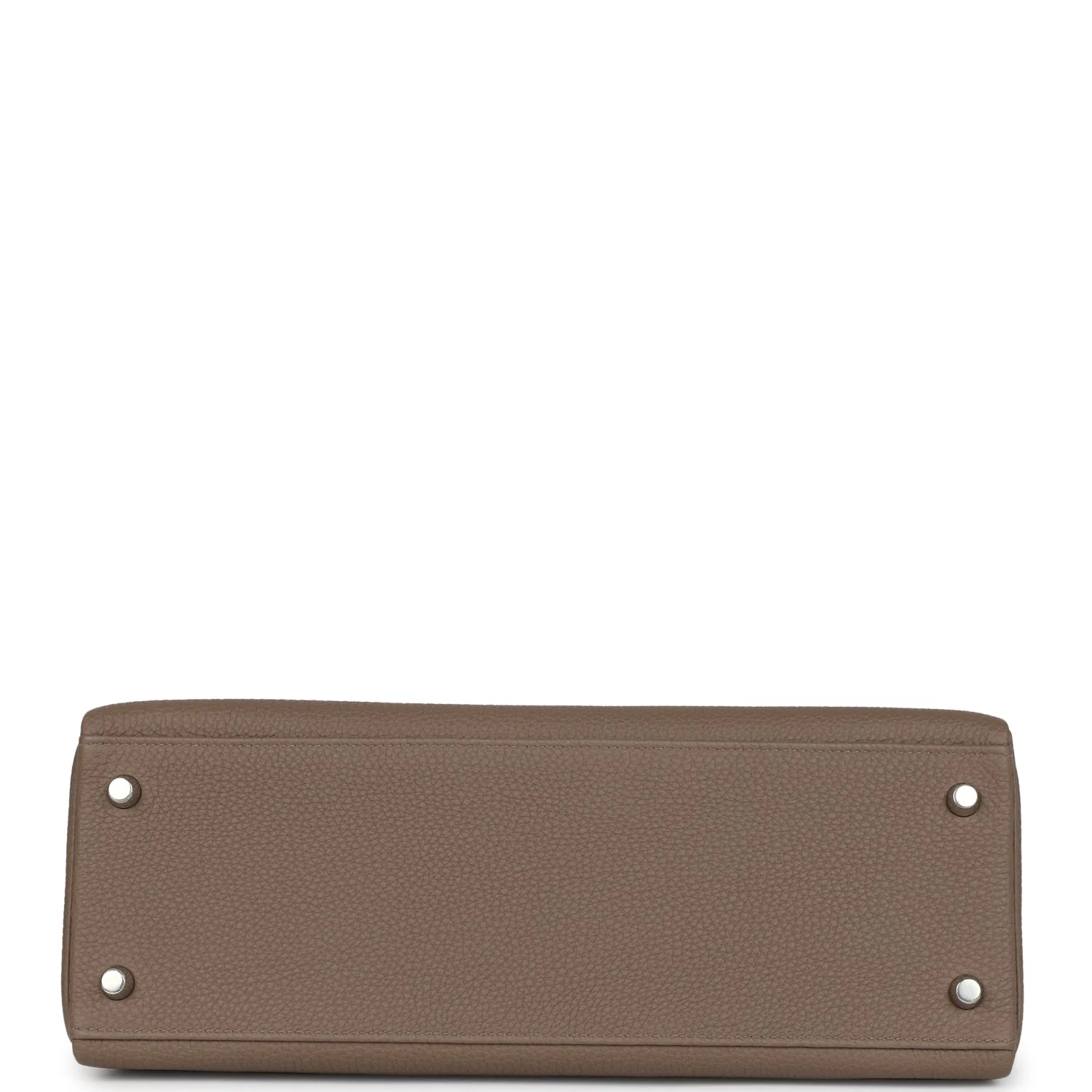 Replicate Hermes Special Order (HSS) Kelly Retourne 32 Etoupe Verso Togo Palladium Hardware(1:1 replica)