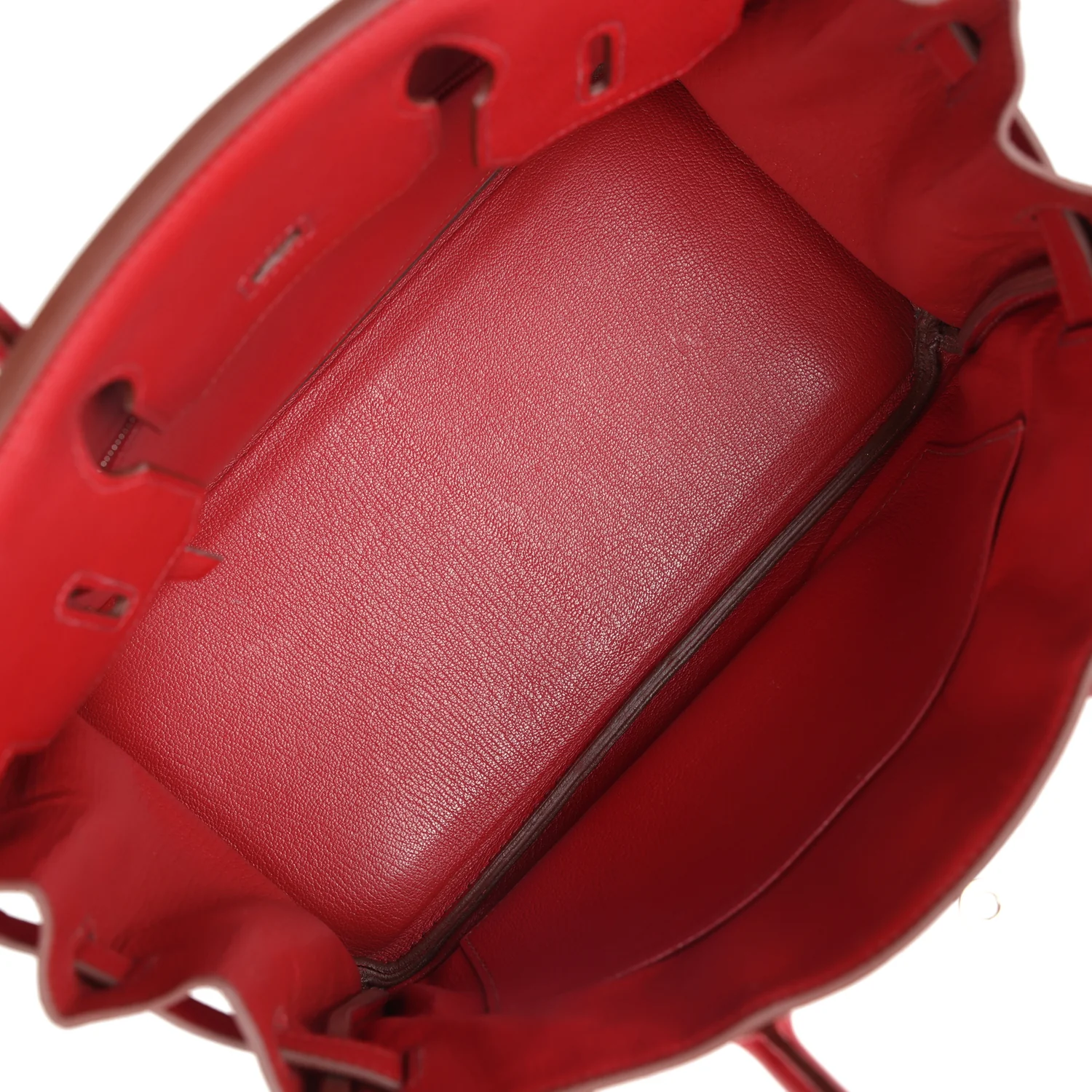 Replicate Hermes Birkin 30 Rouge Garance Togo Palladium Hardware(1:1 replica)