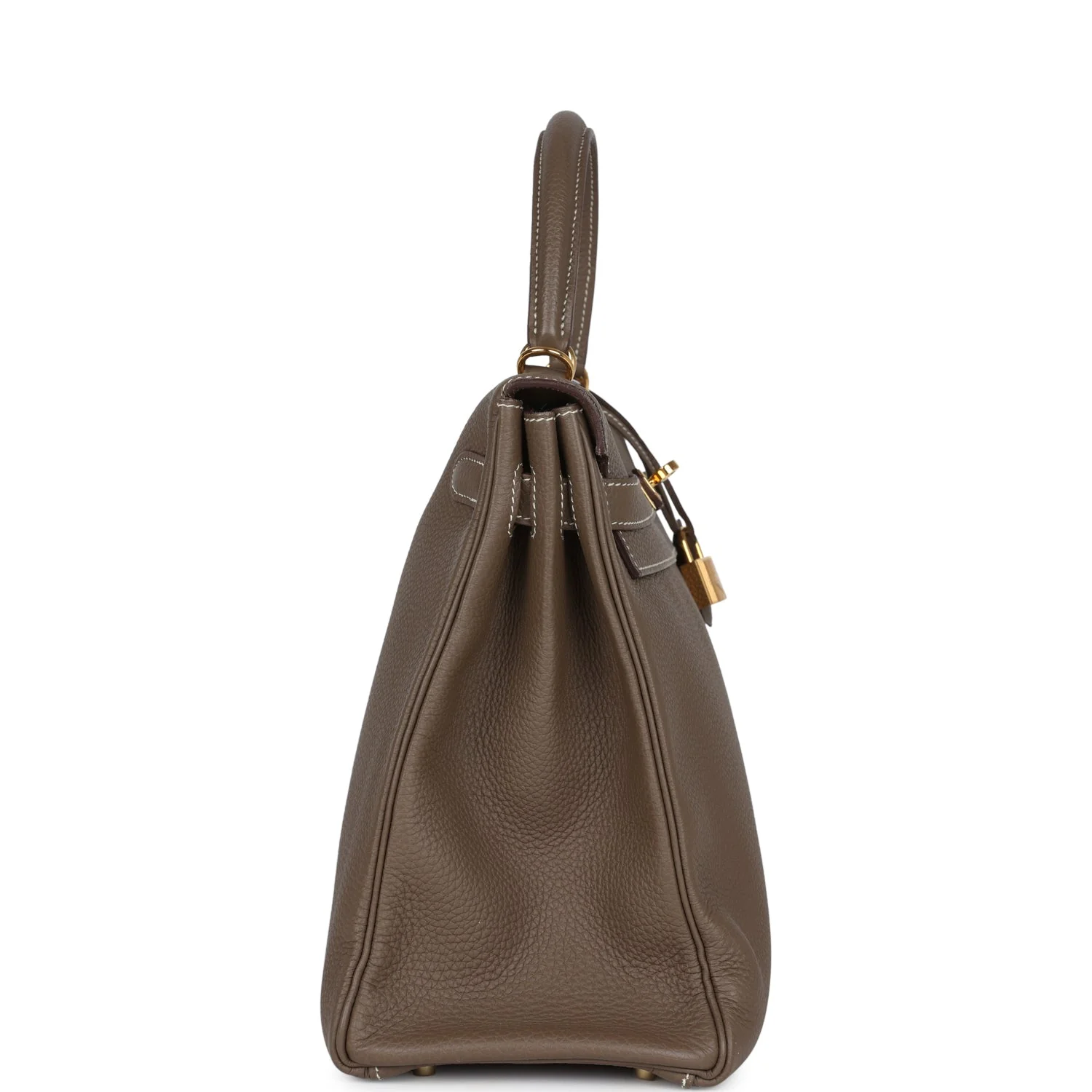 Replicate Hermes Kelly Retourne 35 Etoupe Togo Gold Hardware(1:1 replica)