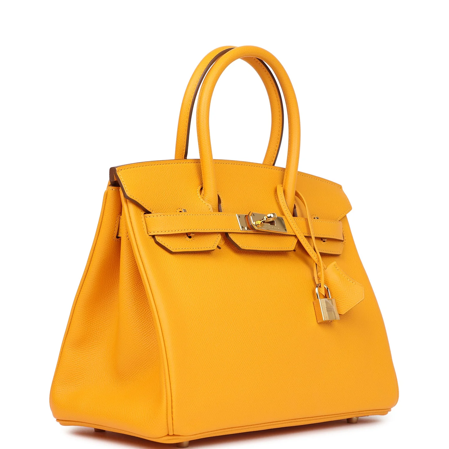 Replicate Hermes Birkin 30 Jaune D'or Epsom Gold Hardware(1:1 replica)