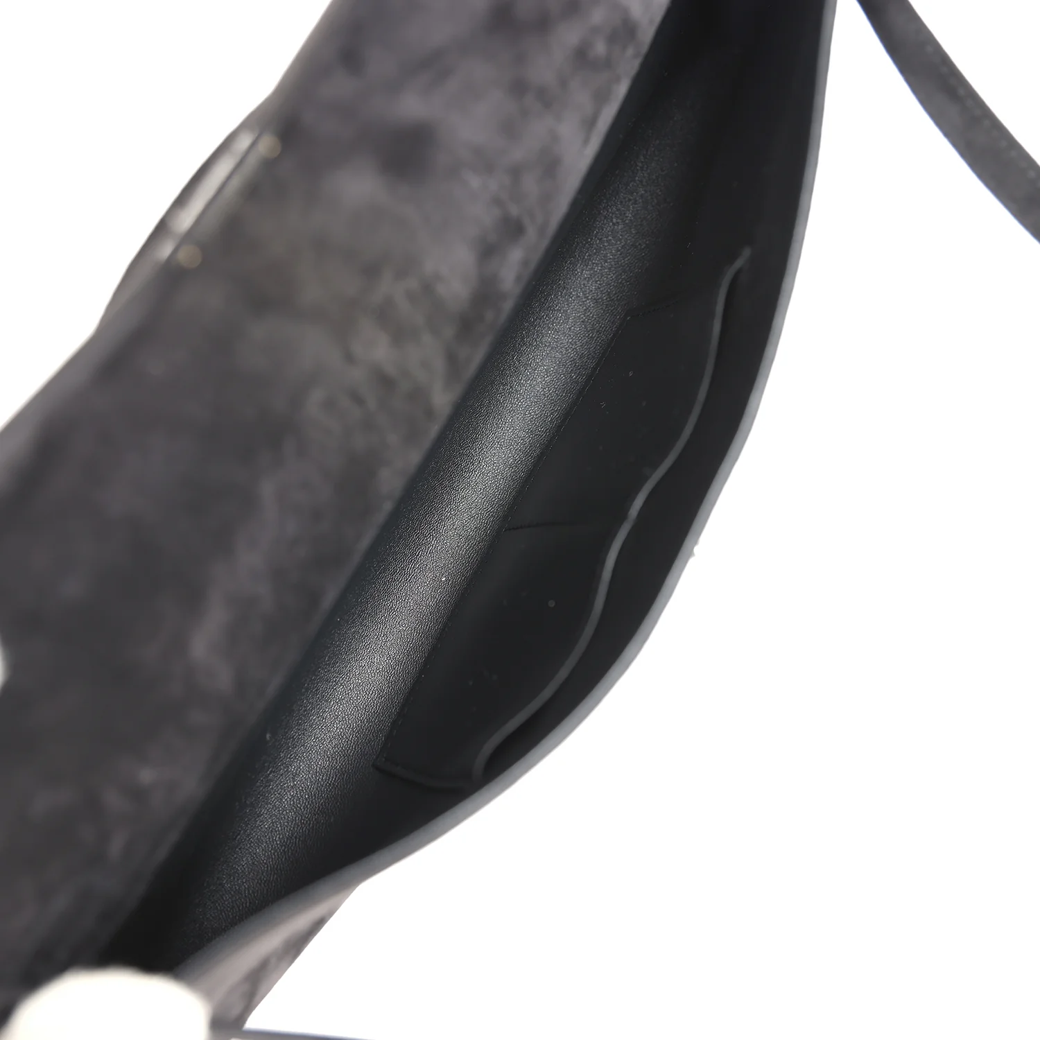 Replicate Hermes Kelly Cut Black Doblis Palladium Hardware(1:1 replica)