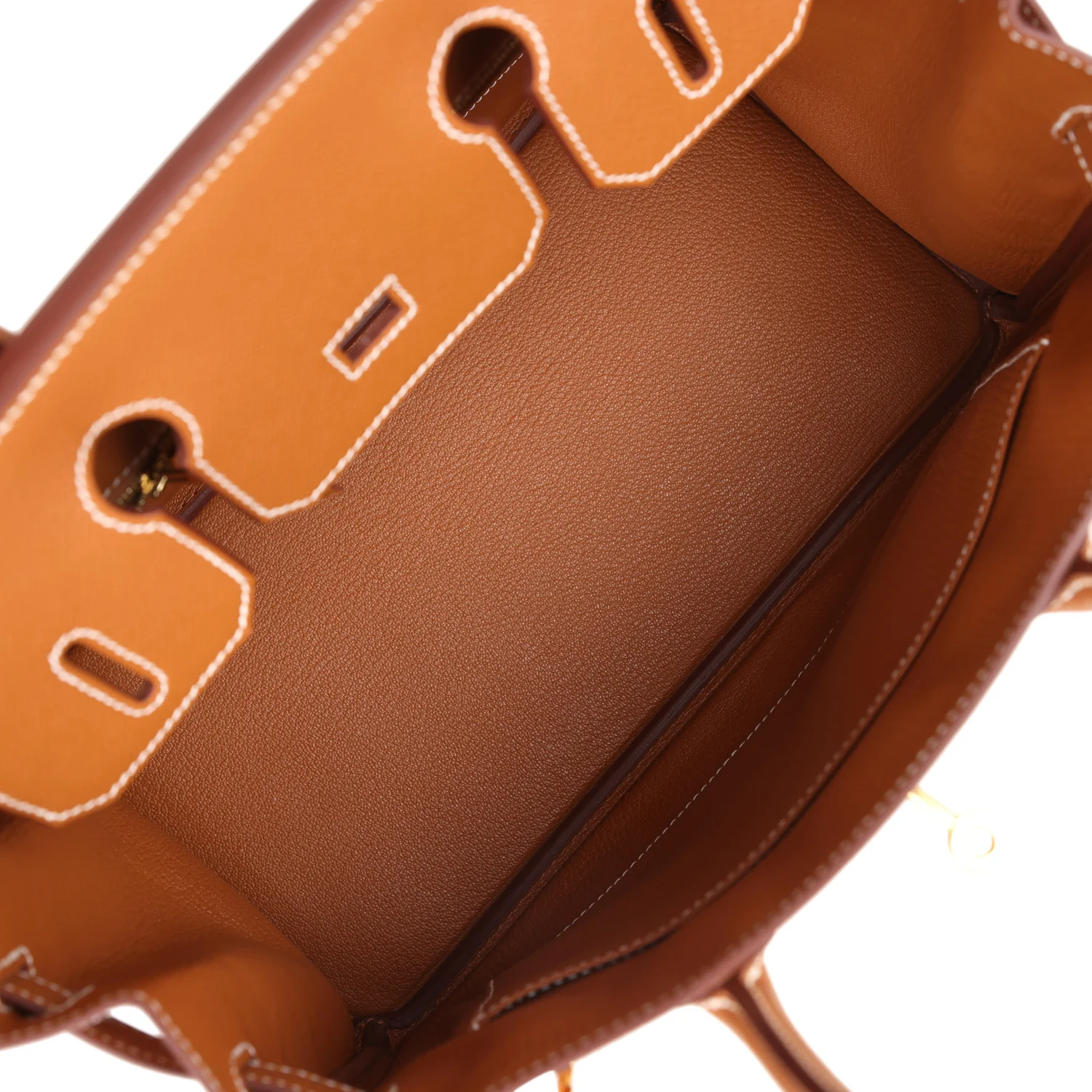 Replicate Hermes Birkin 30 Gold Epsom Gold Hardware(1:1 replica)