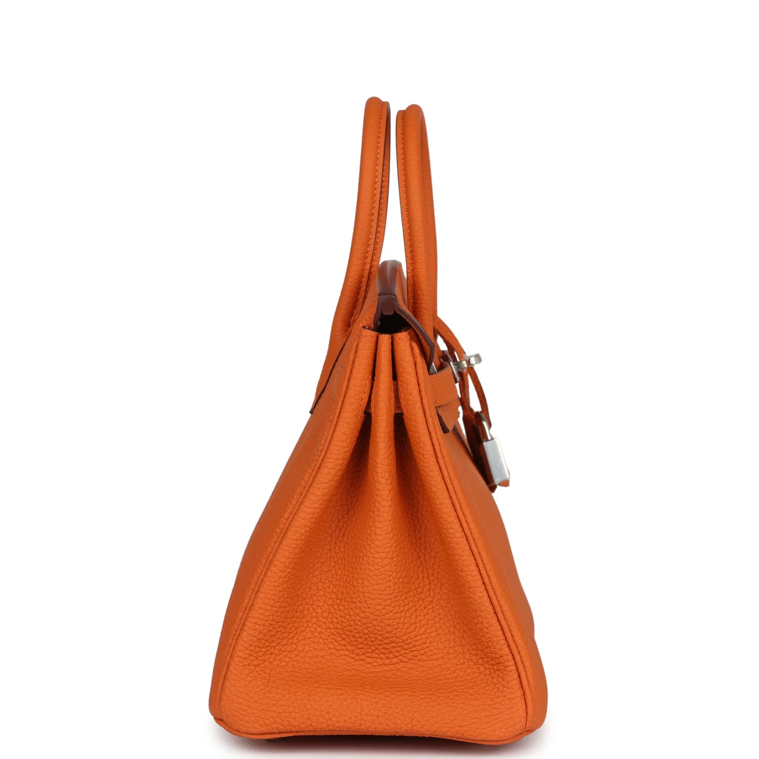 Replicate Hermes Birkin 25 Orange Togo Palladium Hardware(1:1 replica)