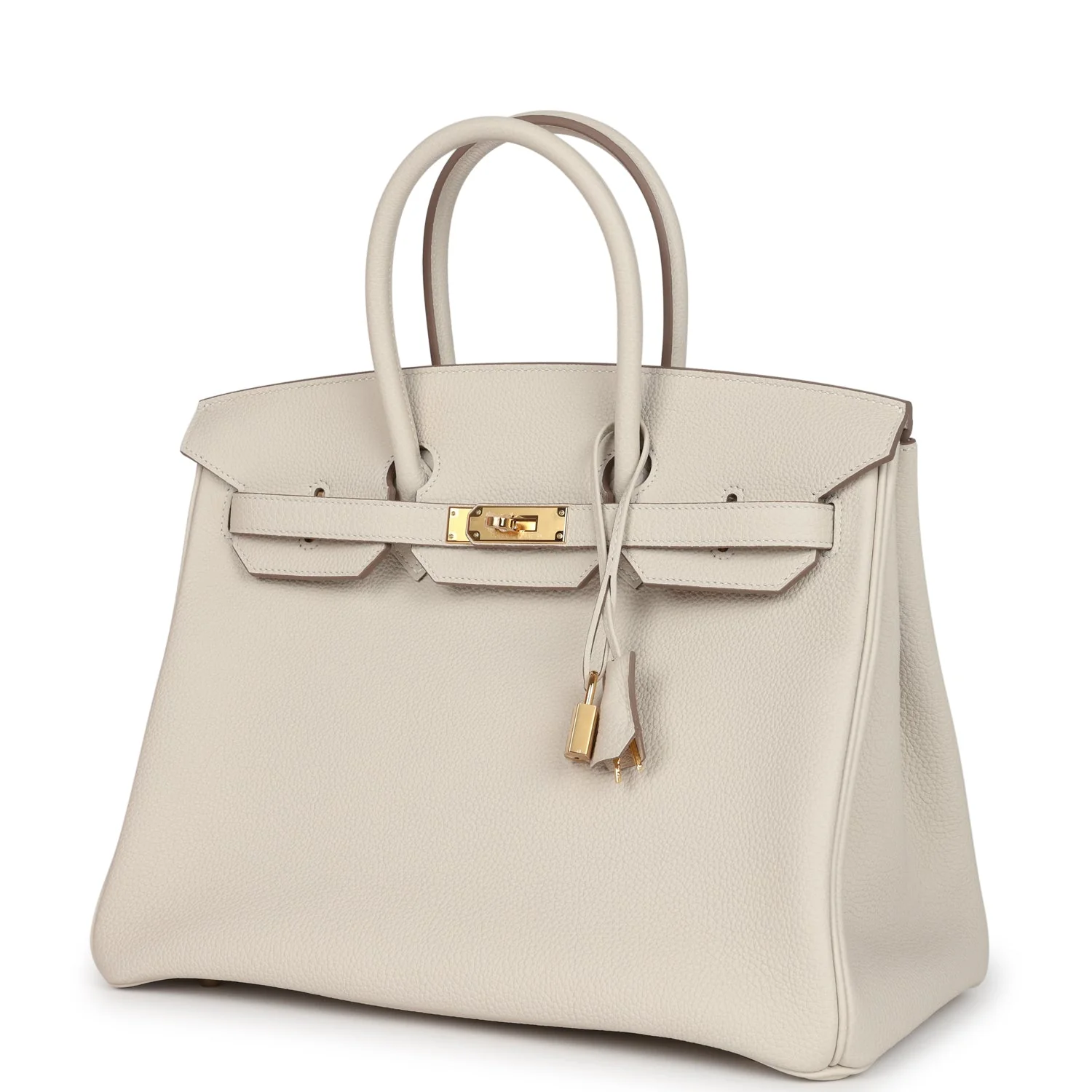 Replicate Hermes Birkin 35 Craie Togo Gold Hardware(1:1 replica)