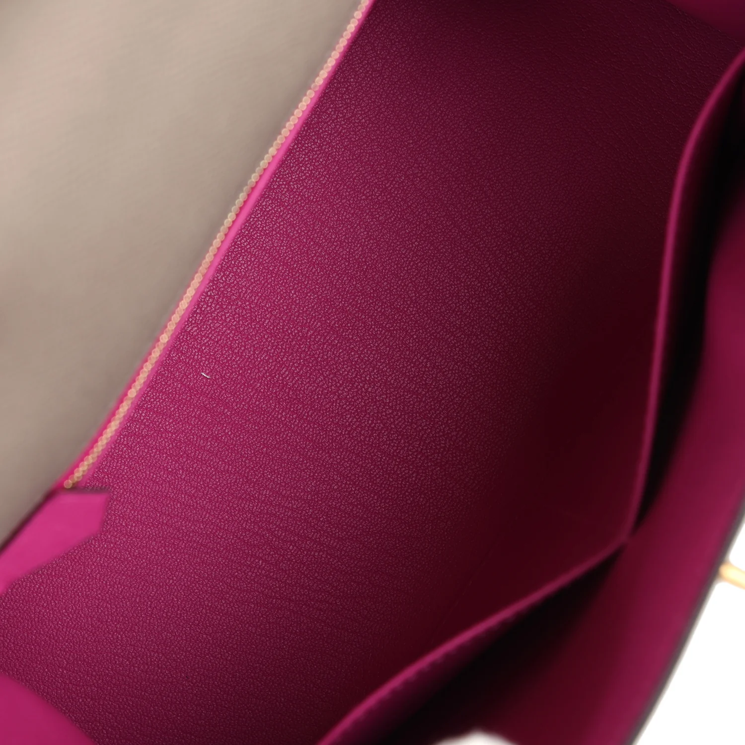 Replicate Hermes Special Order (HSS) Kelly Sellier 28 Gris Asphalte Verso Epsom Brushed Gold Hardware(1:1 replica)