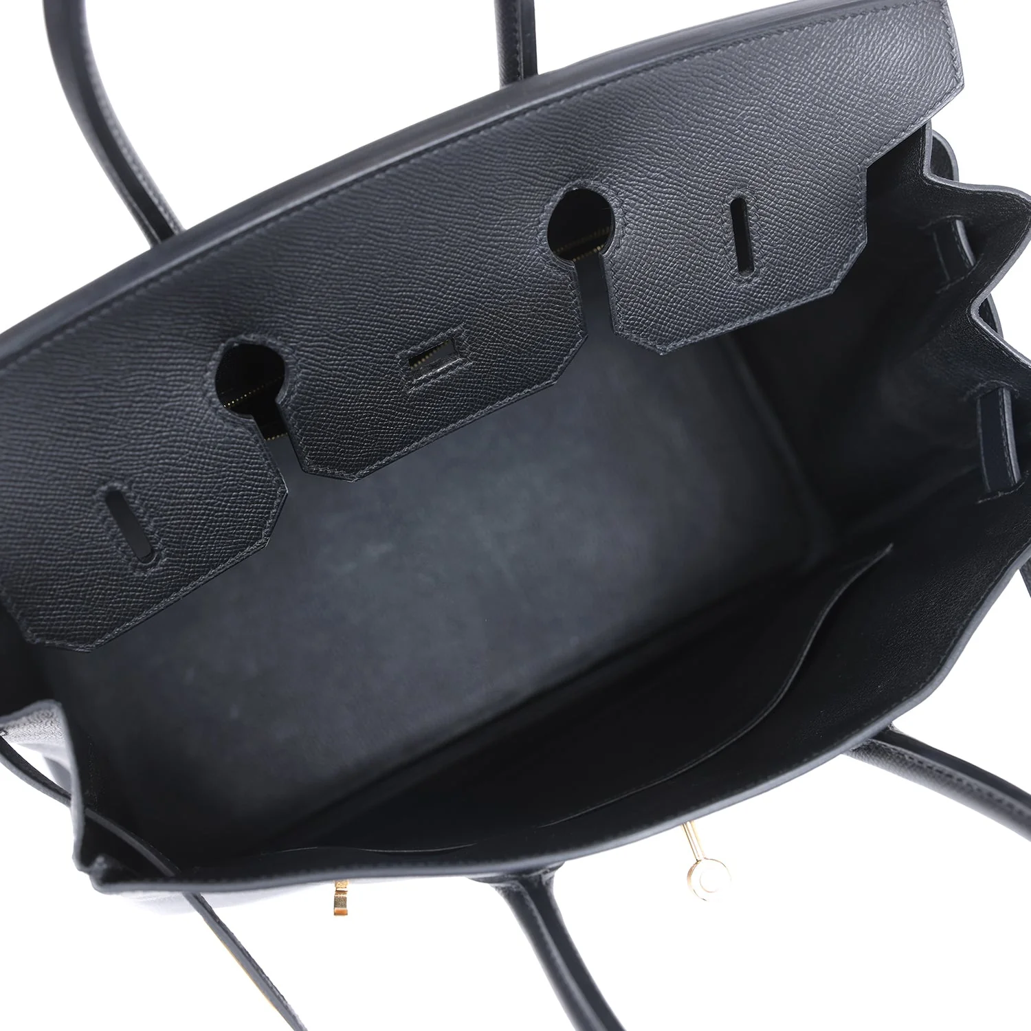 Replicate Hermes Birkin 35 Black Epsom Gold Hardware(1:1 replica)