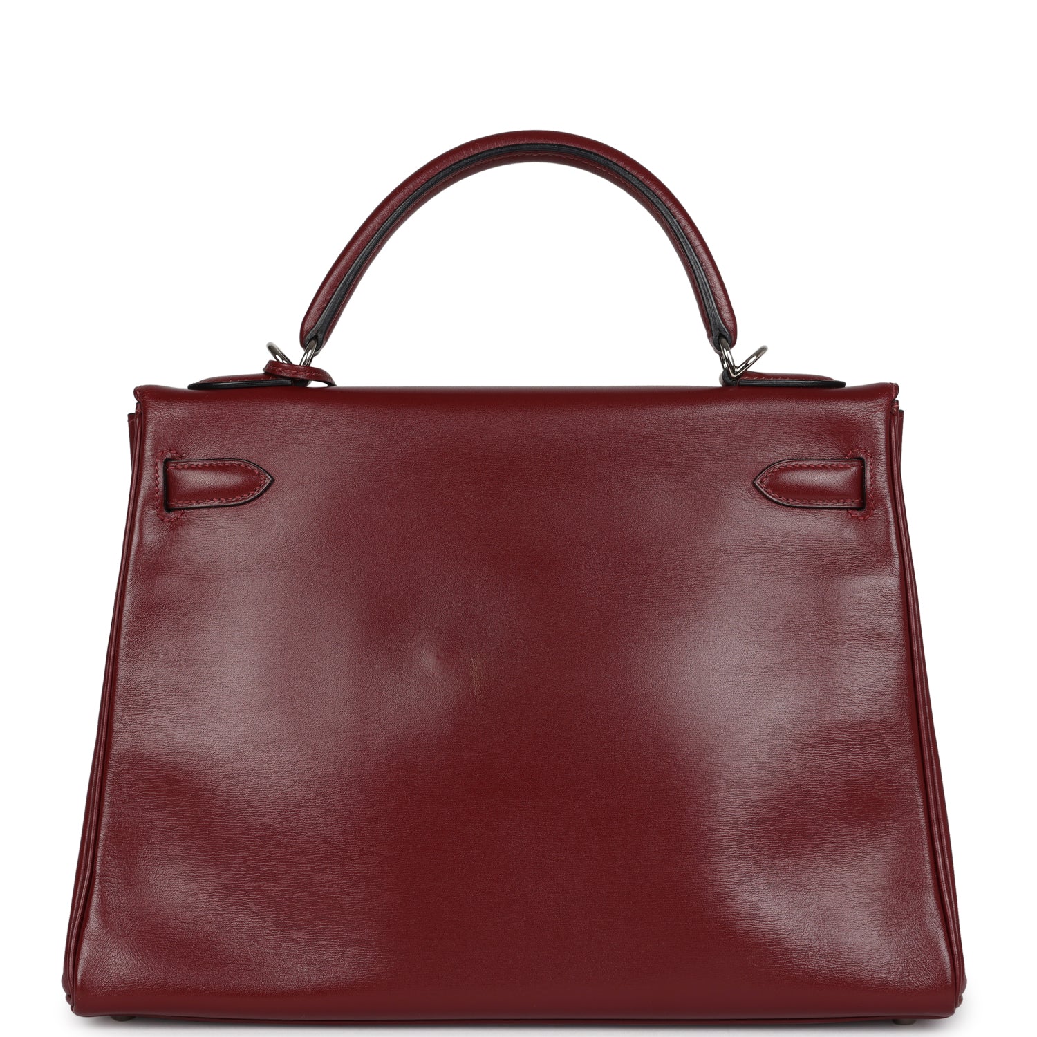 Replicate Hermes Kelly Retourne 32 Rouge H Box Palladium Hardware(1:1 replica)