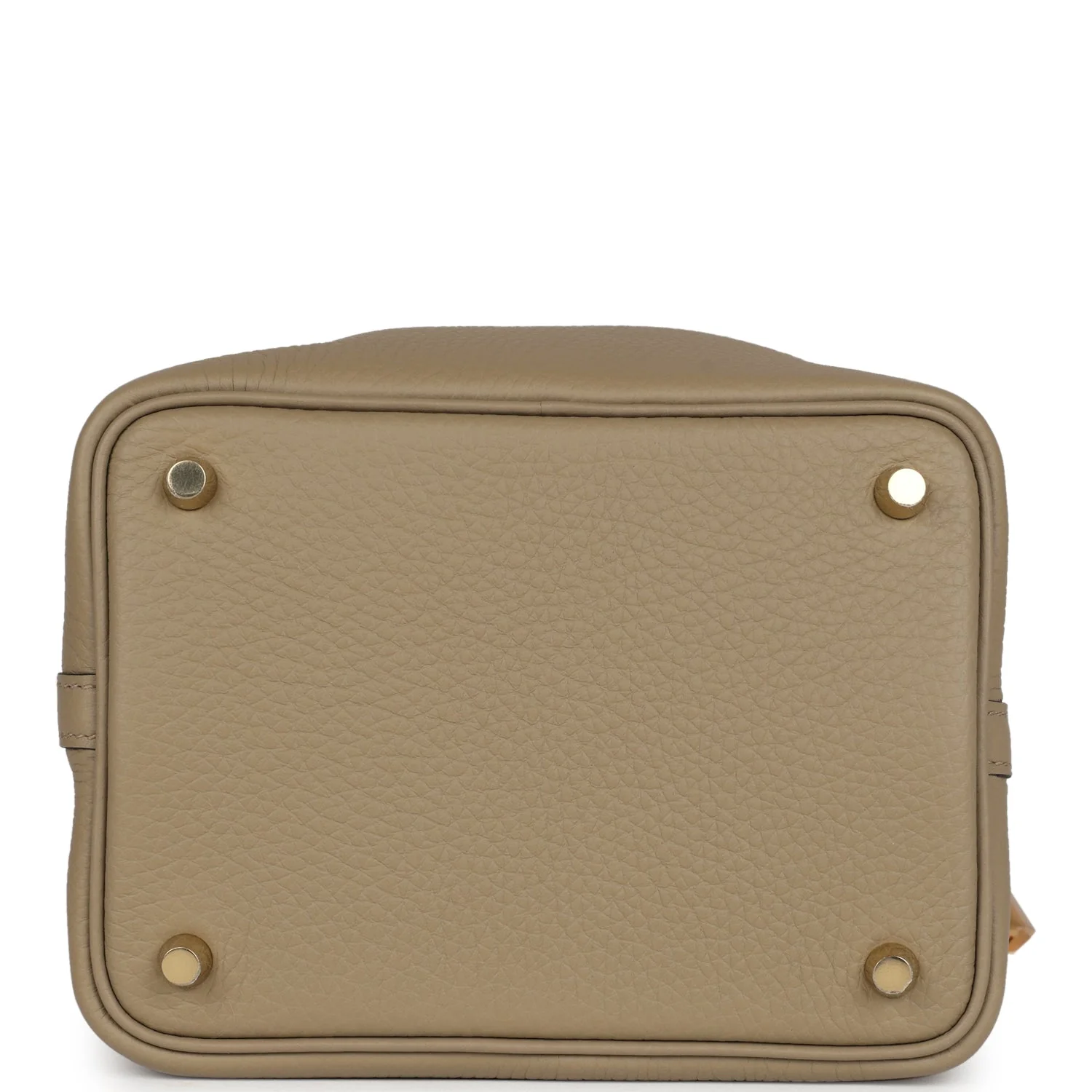 Replicate Hermes Picotin Lock 18 Beige Marfa Clemence Gold Hardware(1:1 replica)