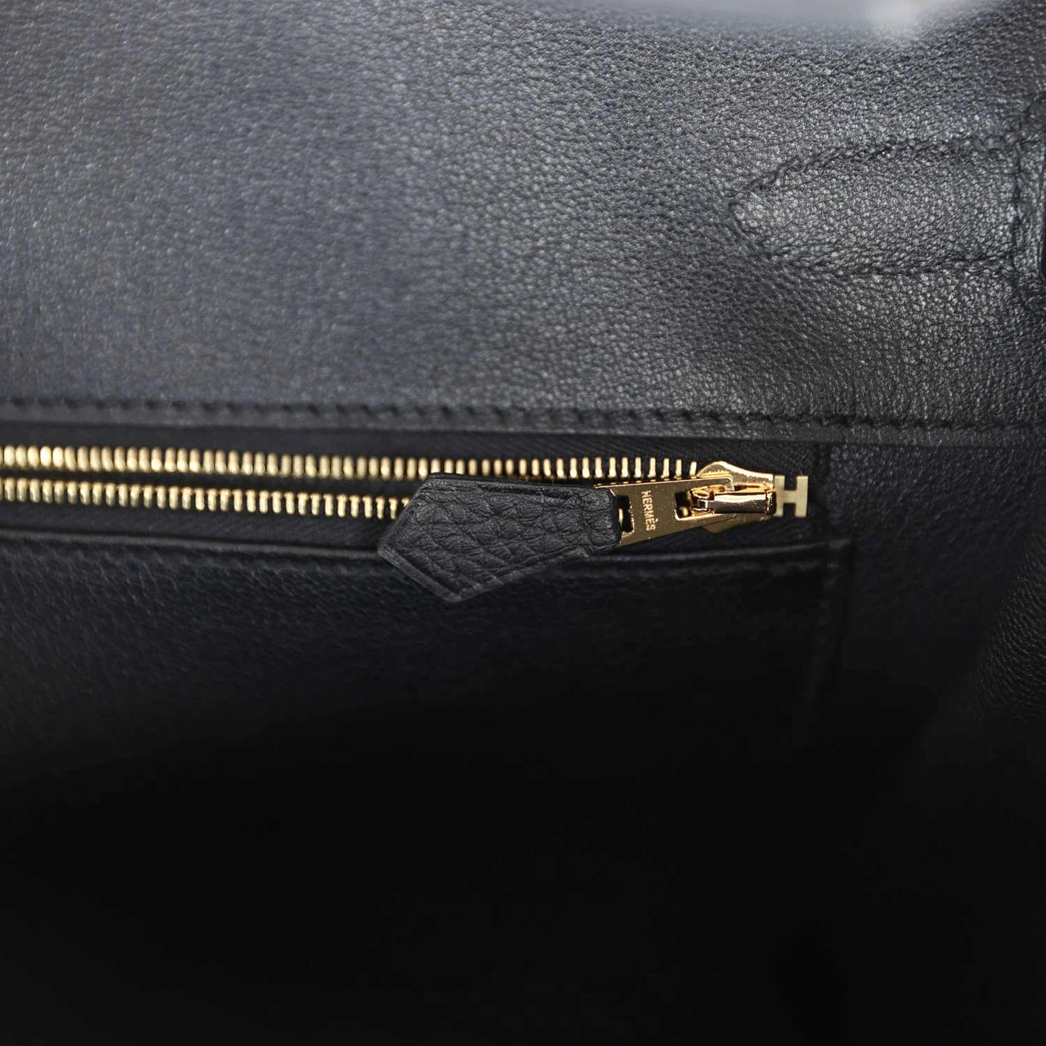 Replicate Hermes Birkin 35 Black Togo Gold Hardware(1:1 replica)
