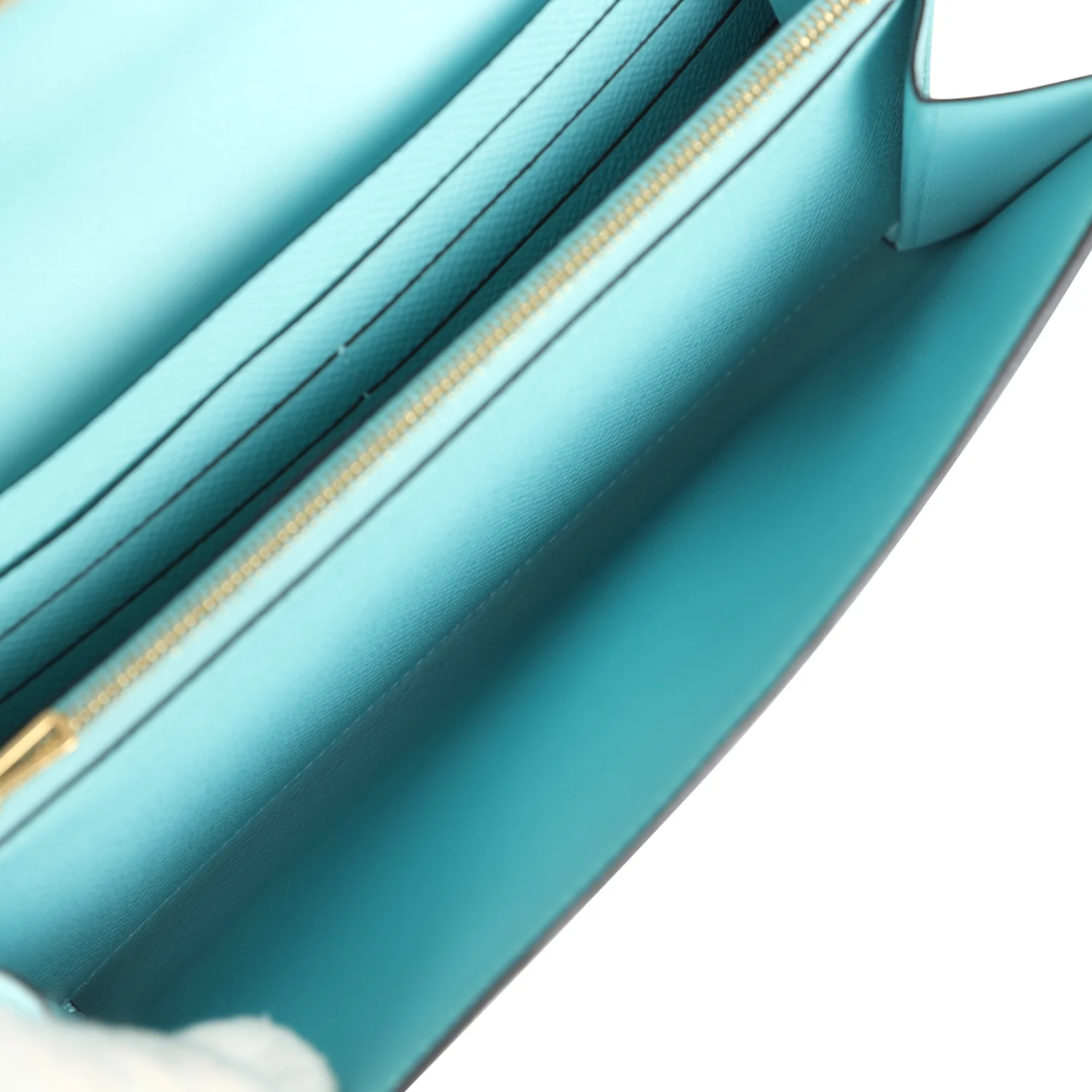 Replicate Hermes Constance Wallet To Go Bleu Atoll Epsom Gold Hardware(1:1 replica)