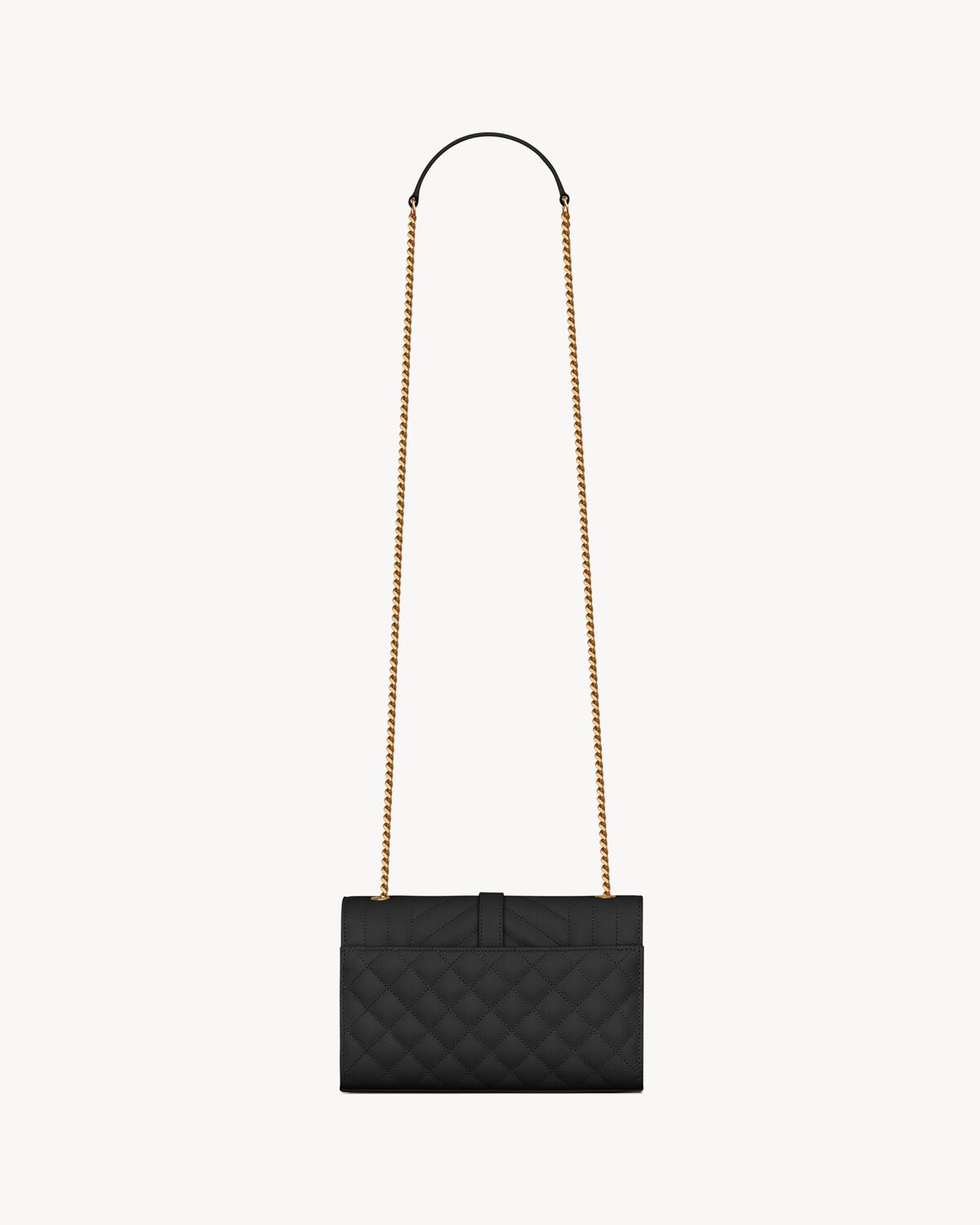 Replicate YSL Envelope Small in Quilted Grain De Poudre Embossed Leather(1:1 replica)