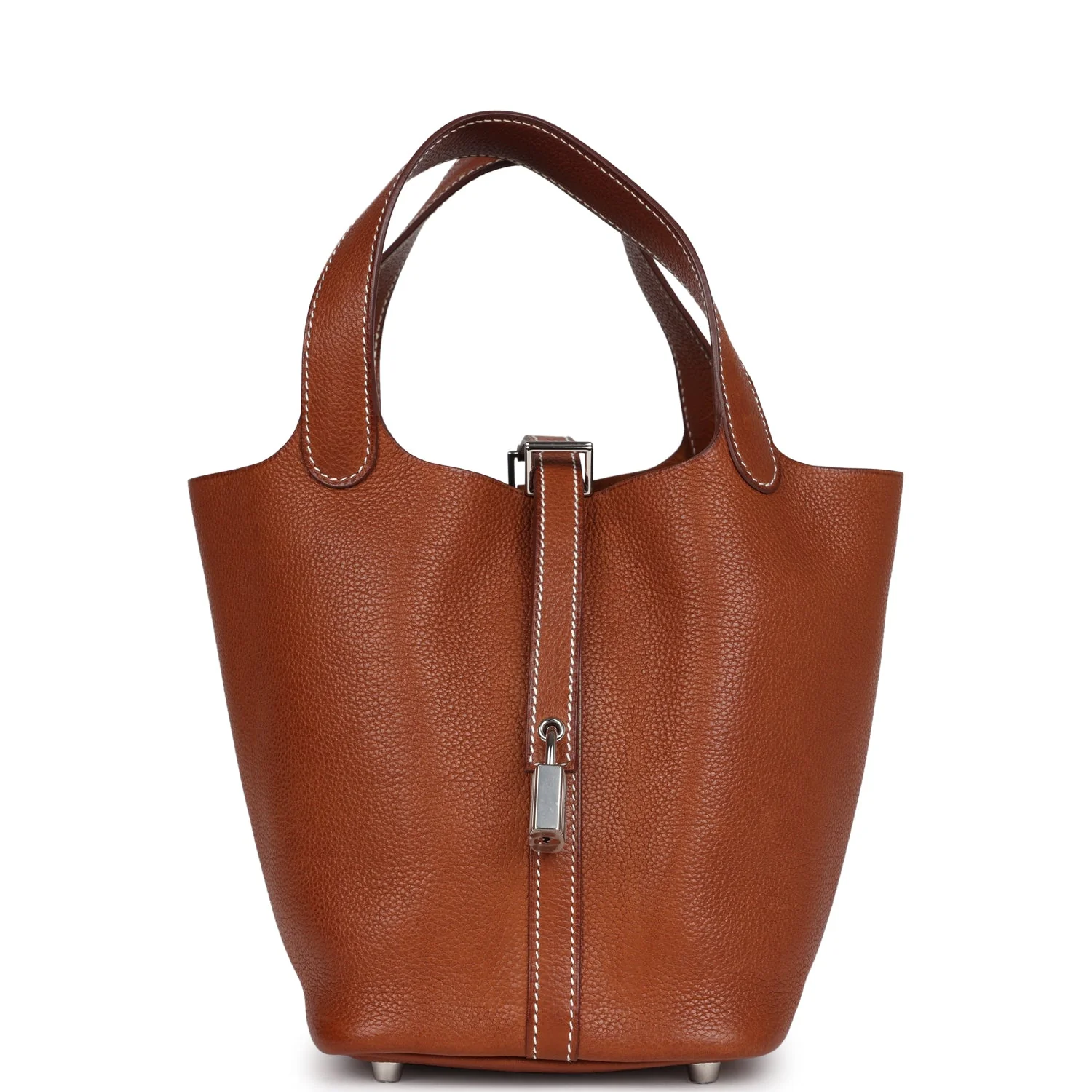 Replicate Hermes Picotin Lock 18 Fauve Barenia Faubourg Palladium Hardware(1:1 replica)