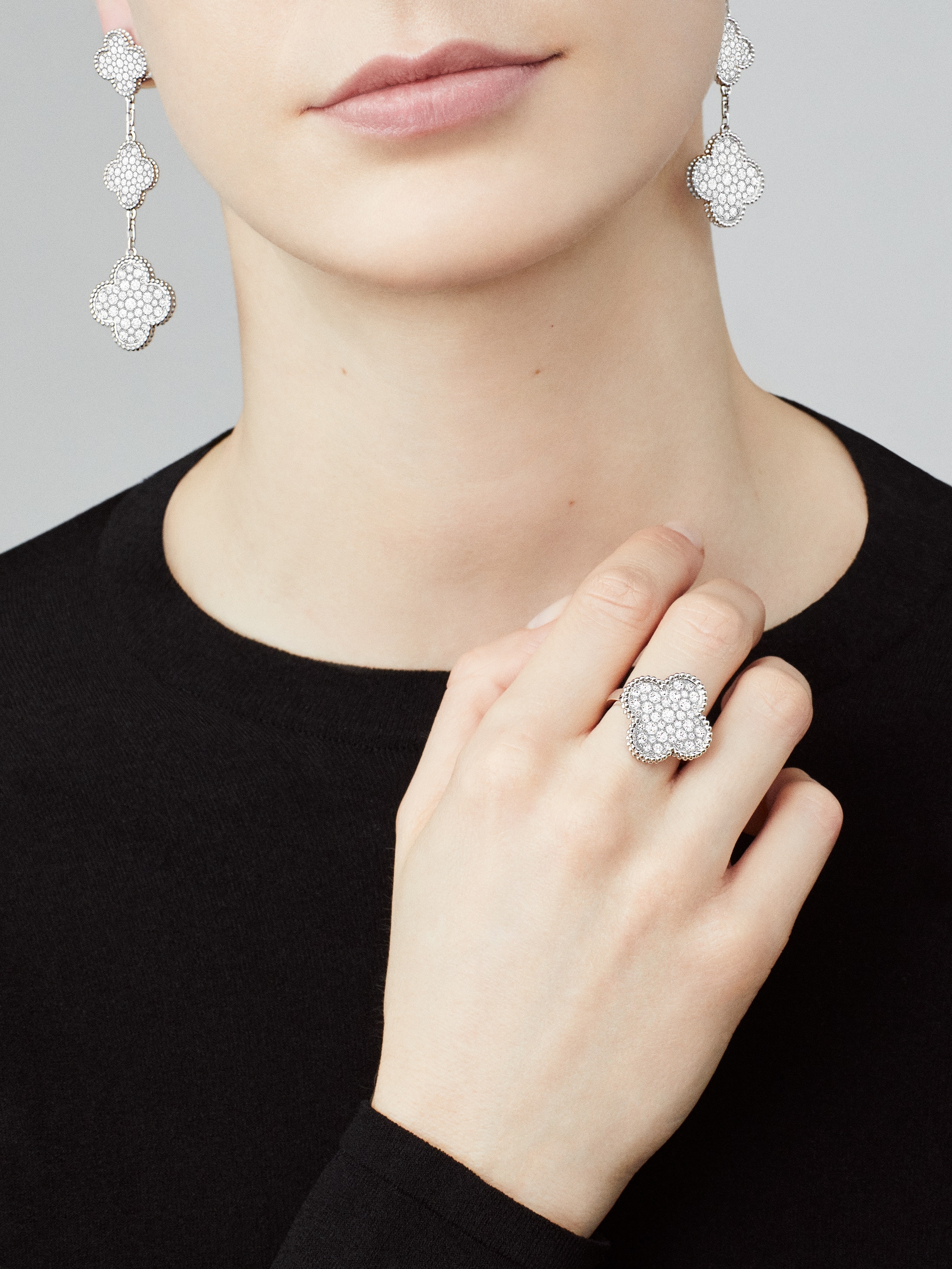 Replicate Magic Alhambra earrings, 3 motifs(1:1 replica)