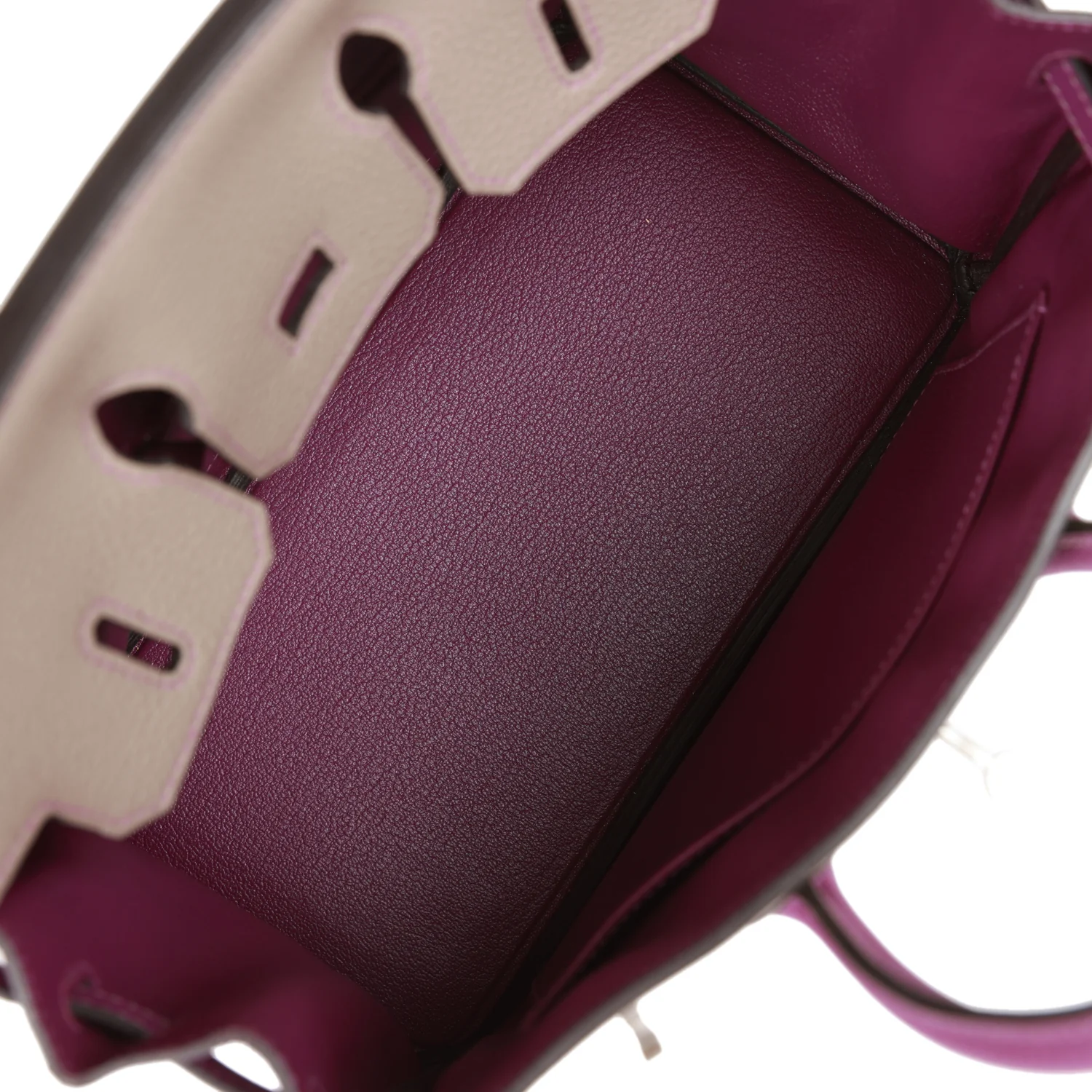 Replicate Hermes Special Order (HSS) Birkin 25 Gris Asphalte and Anenome Togo Brushed Palladium Hardware(1:1 replica)