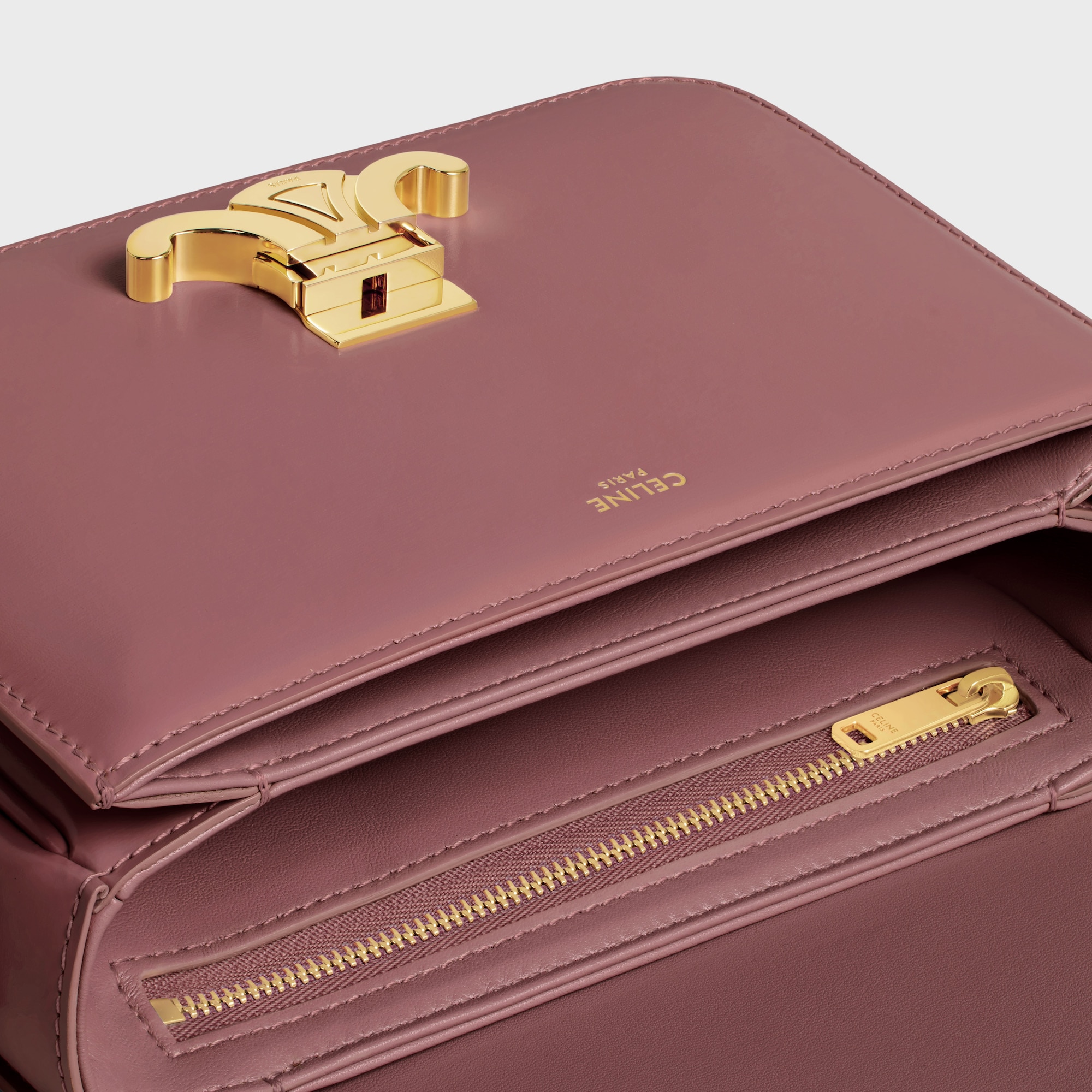 Replicate TEEN TRIOMPHE BAG IN SHINY CALFSKIN(1:1 replica)