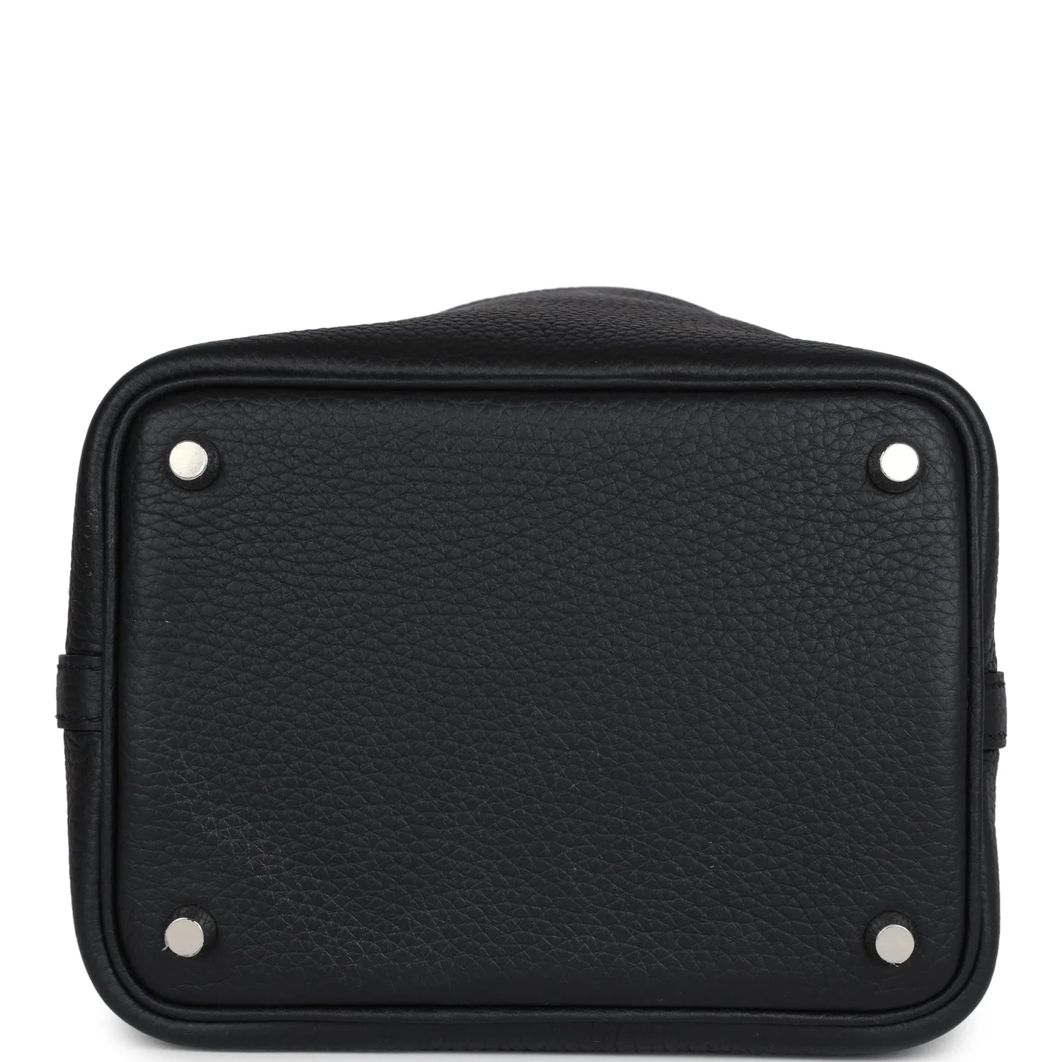 Replicate Hermes Picotin Lock 18 Black Clemence Palladium Hardware(1:1 replica)