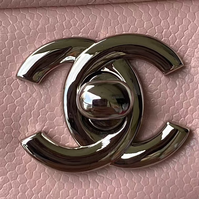 Replicate Chanel Small Classic Handbag Caviar Silver Hardware(1:1 replica)