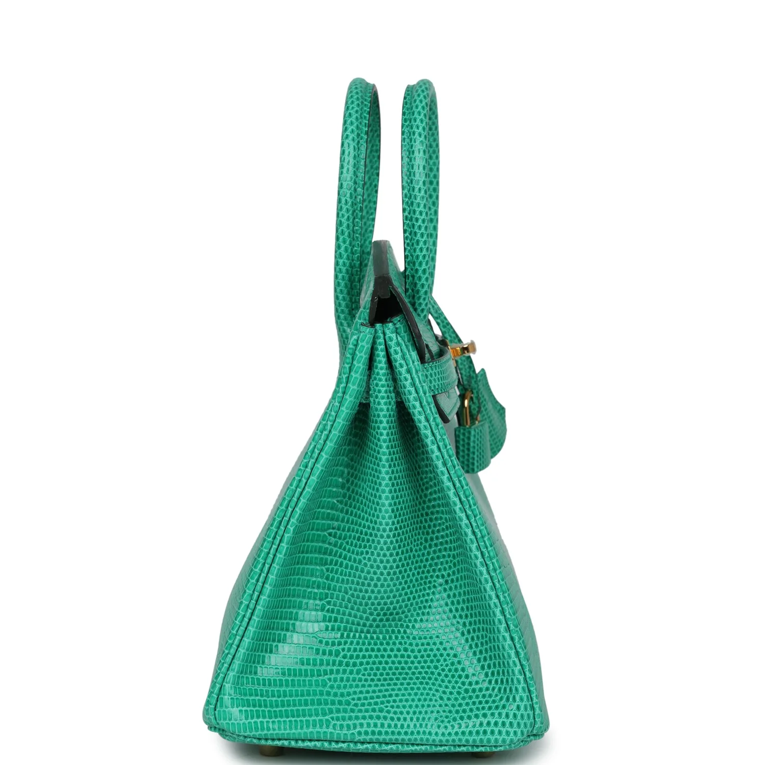 Replicate Hermes Birkin 25 Menthe Varanus Niloticus Lizard Gold Hardware(1:1 replica)