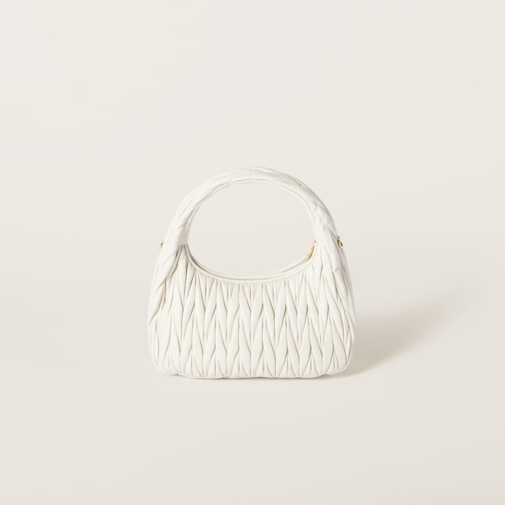 Replicate Regular wander matelassé nappa leather hobo bag(1:1 replica)