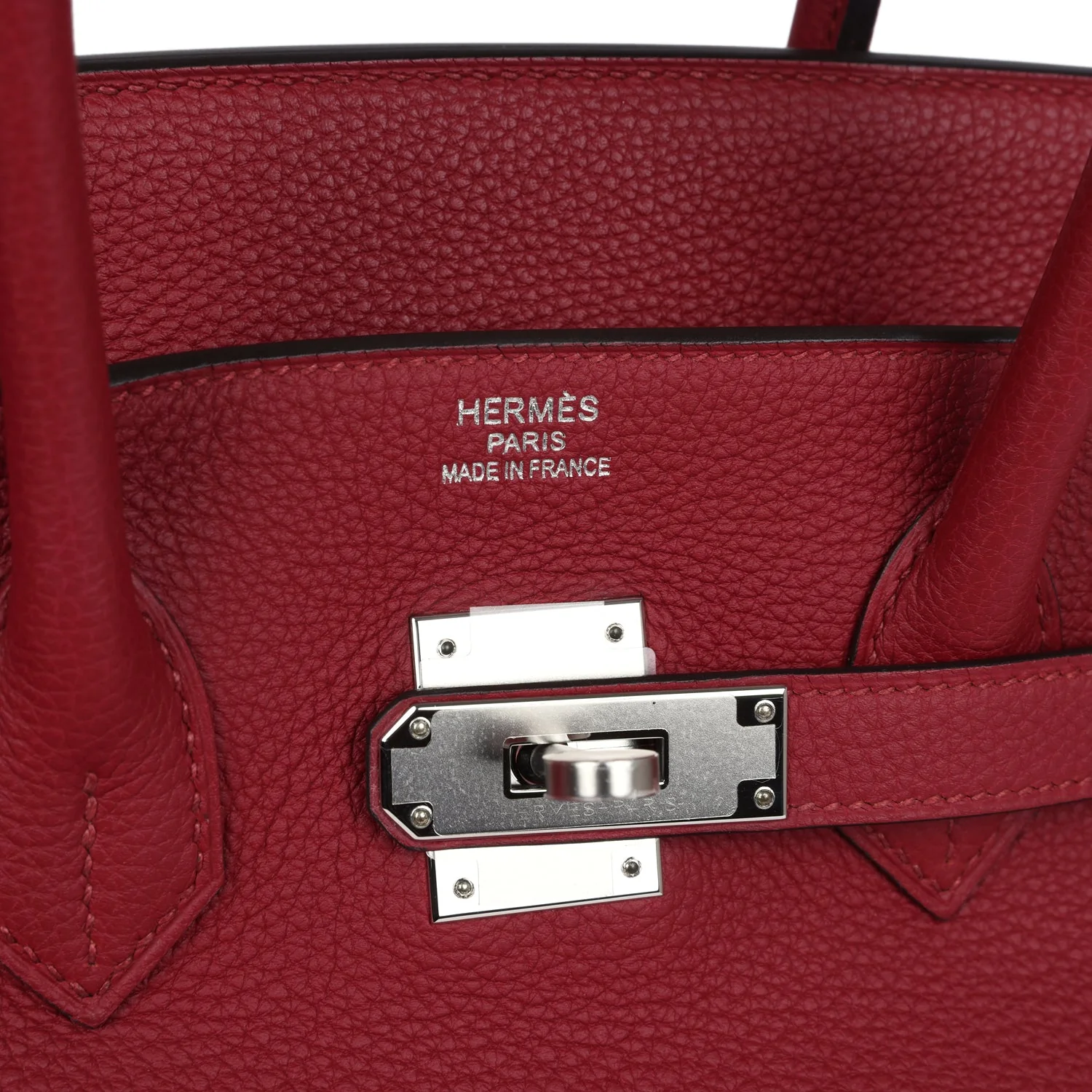 Replicate Hermes Birkin 35 Rouge Grenat Togo Palladium Hardware(1:1 replica)