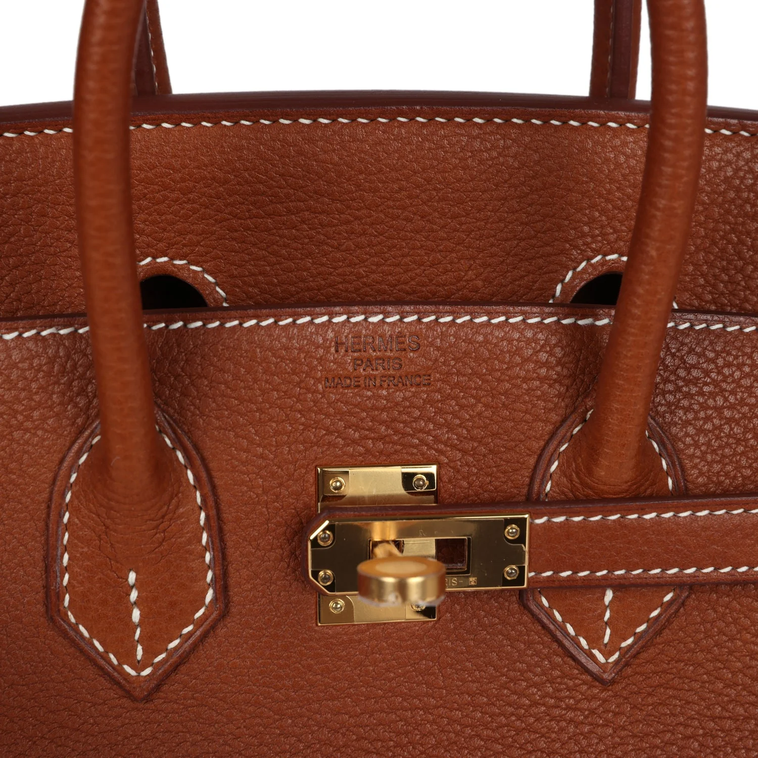 Replicate Hermes Birkin 25 Fauve Barenia Faubourg Gold Hardware(1:1 replica)