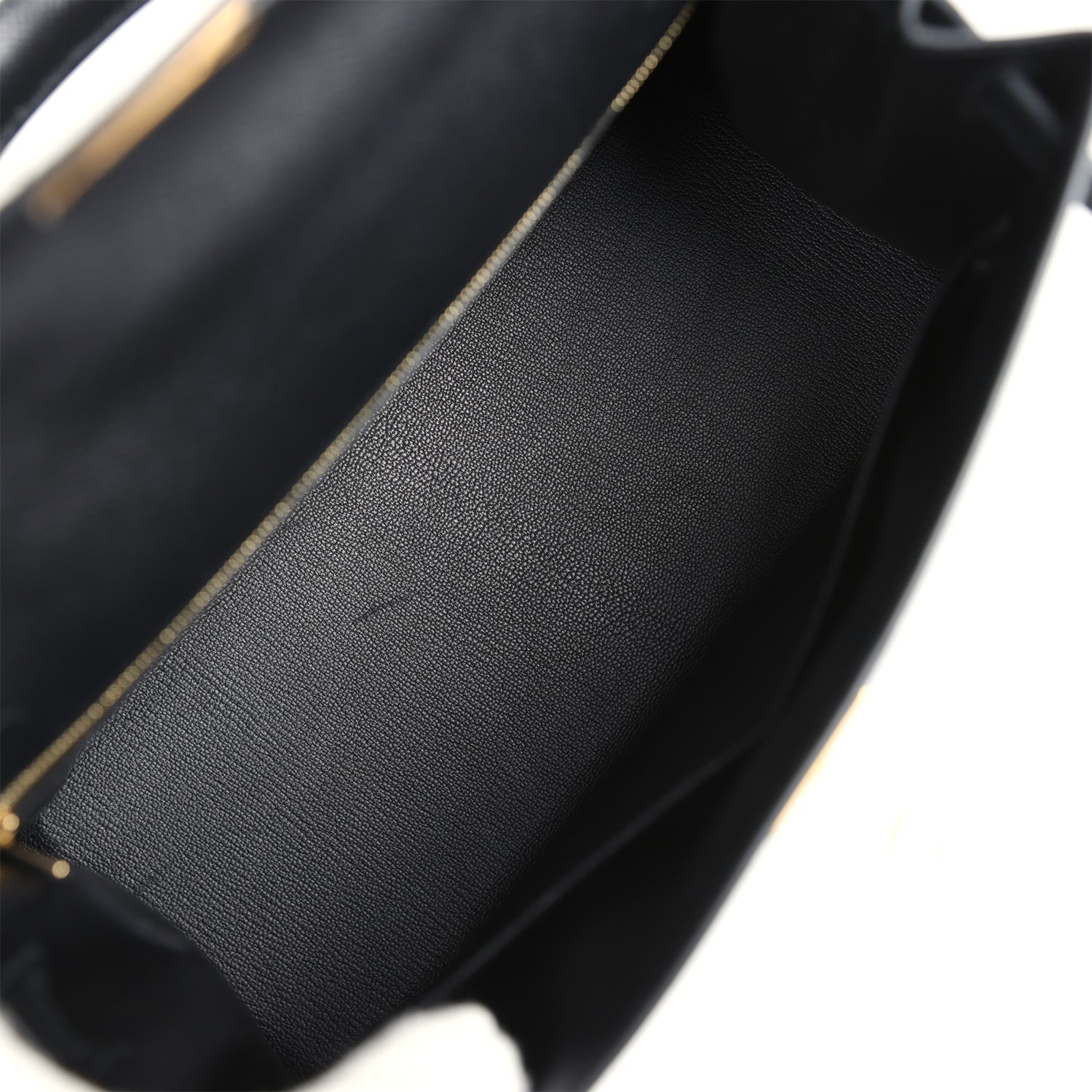 Replicate Hermes Kelly Sellier 28 Black Epsom Gold Hardware(1:1 replica)
