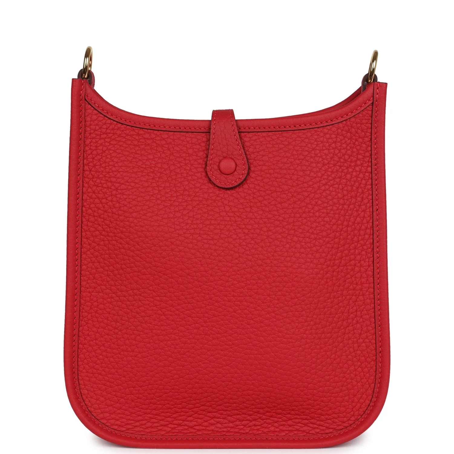 Replicate Hermes Evelyne TPM Vermillon Clemence Gold Hardware(1:1 replica)