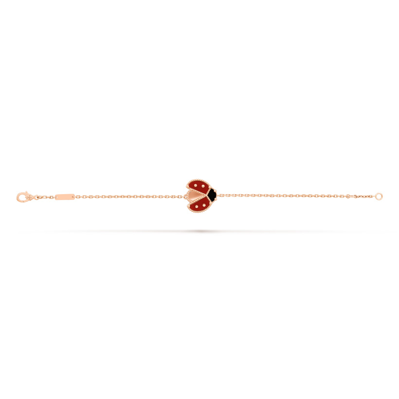 Replicate Lucky Spring bracelet, open wings ladybug(1:1 replica)