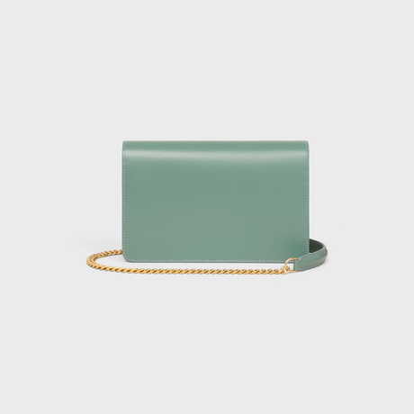 Replicate WALLET ON CHAIN MARGO IN SHINY CALFSKIN CELADON(1:1 replica)