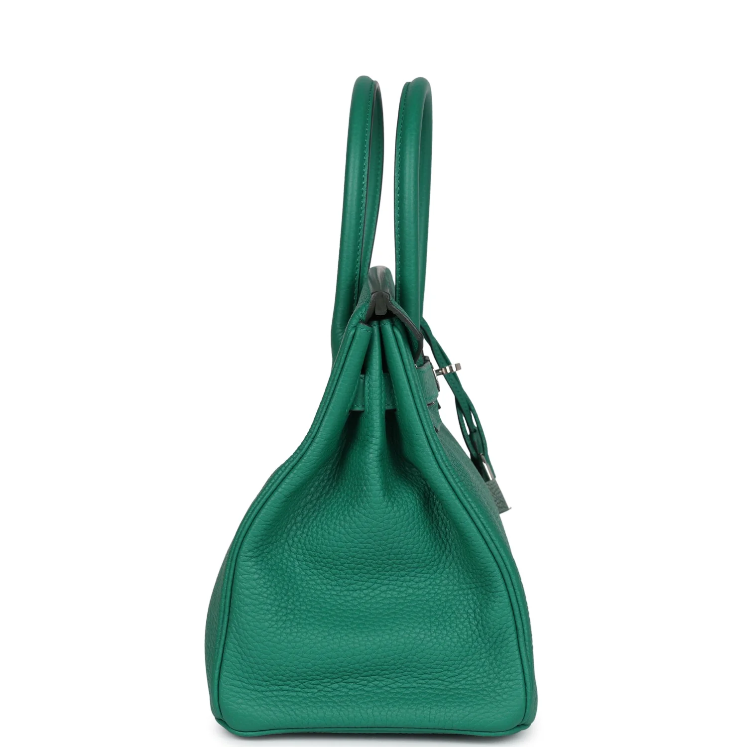 Replicate Hermes Birkin 30 Vert Vertigo Verso Clemence Palladium Hardware(1:1 replica)