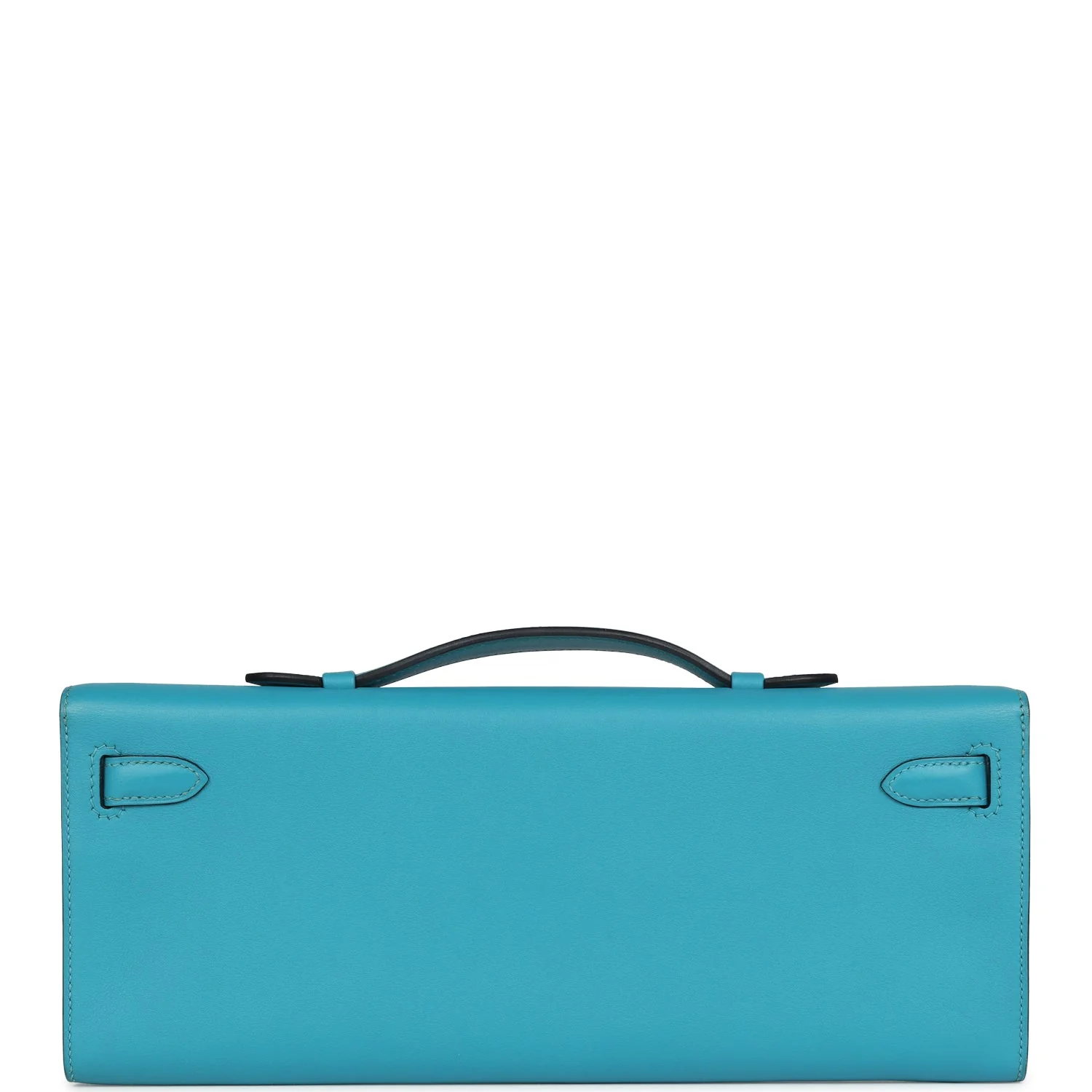 Replicate Hermes Kelly Cut Turquoise Swift Palladium Hardware(1:1 replica)