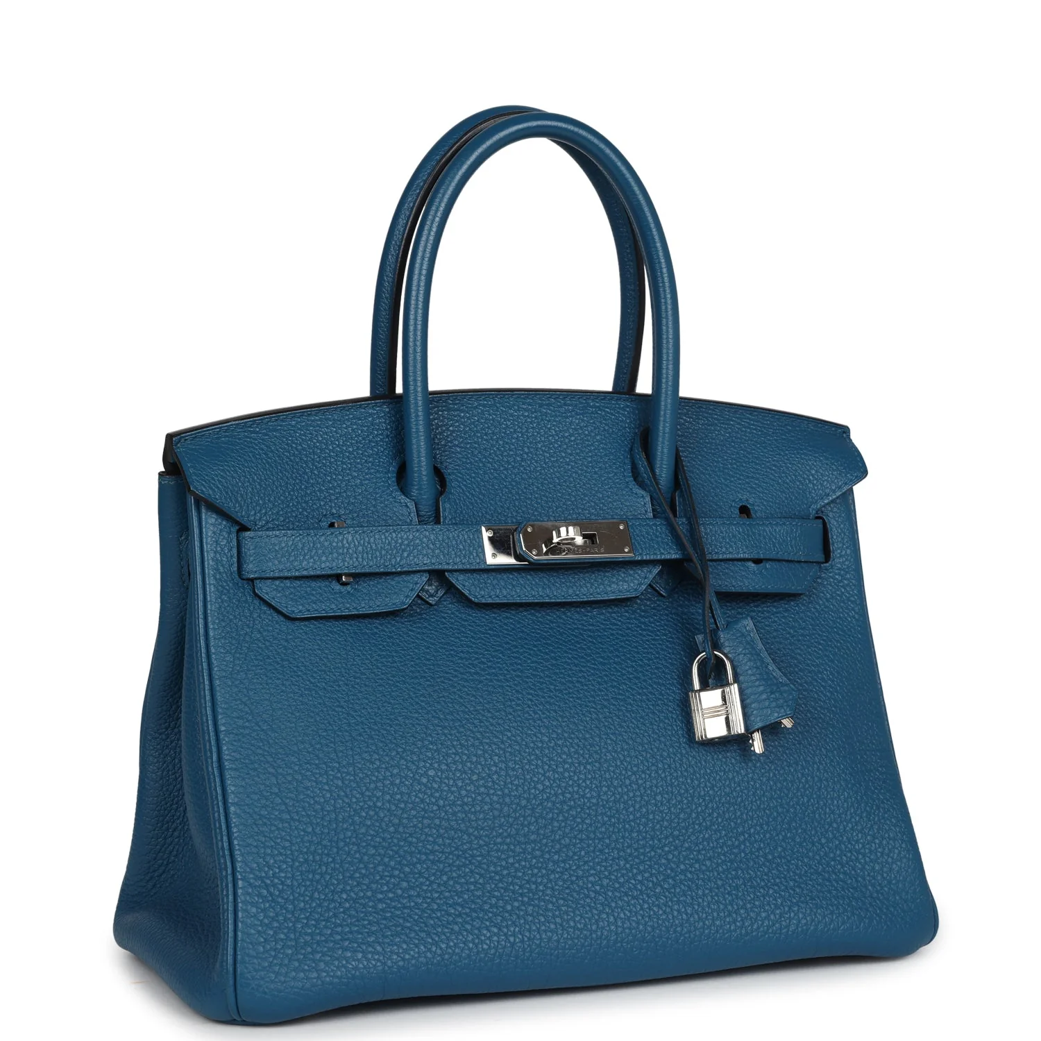 Replicate Hermes Birkin 30 Colvert Togo Palladium Hardware(1:1 replica)