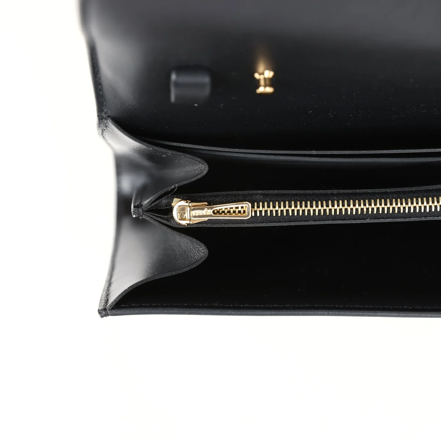 Replicate Hermes Constance Wallet To Go Black Box Gold Hardware(1:1 replica)