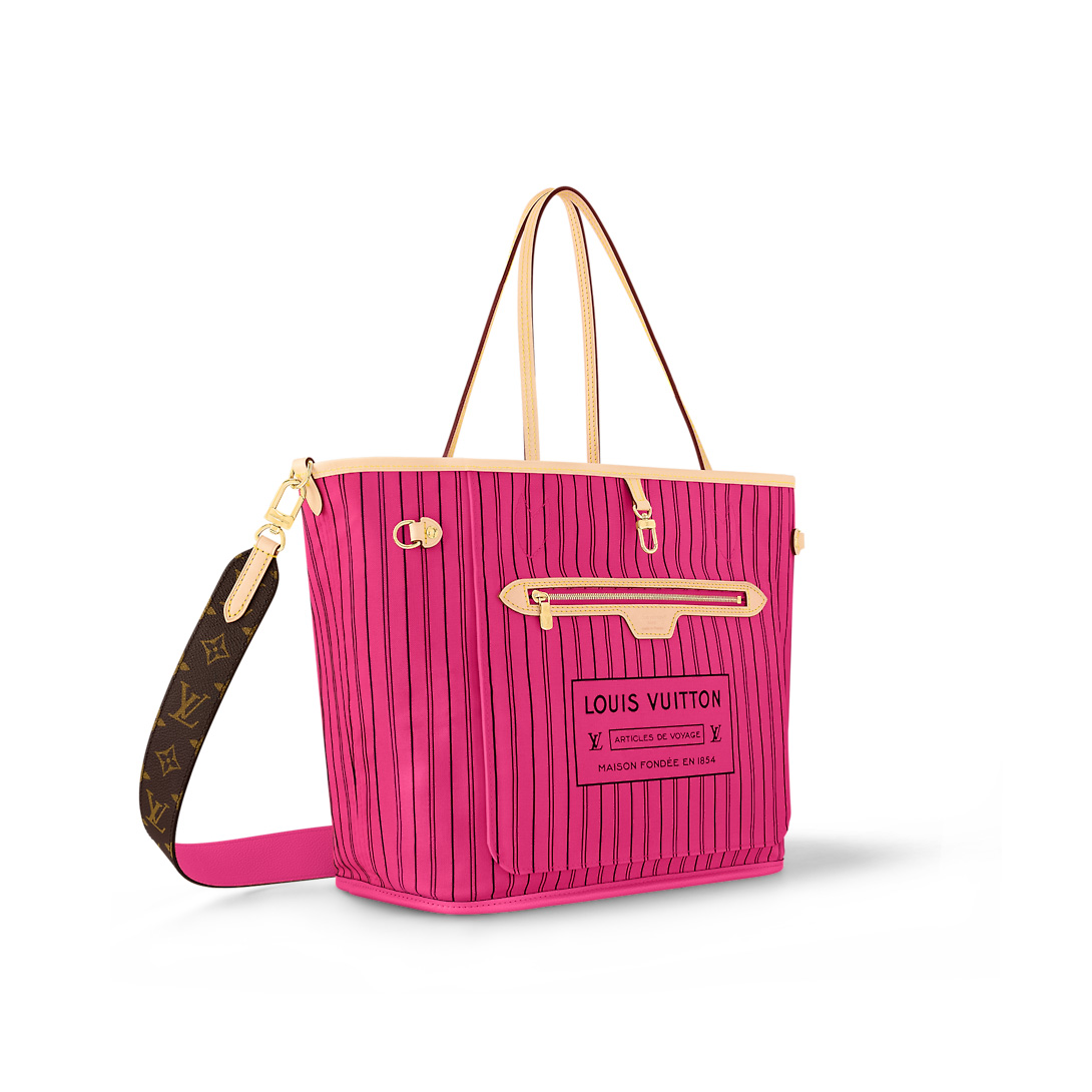 Replicate Louis Vuitton Neverfull Bandoulière Inside Out MM M12257(1:1 replica)