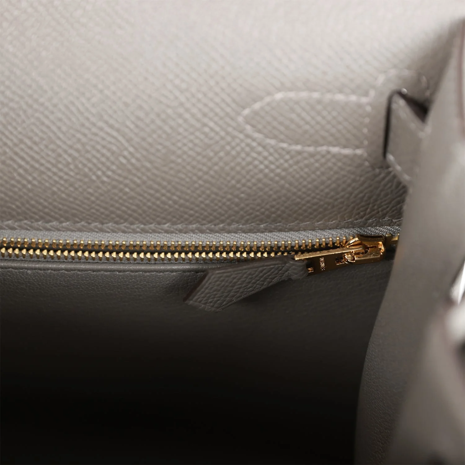 Replicate Hermes Kelly Sellier 28 Gris Meyer Epsom Gold Hardware(1:1 replica)