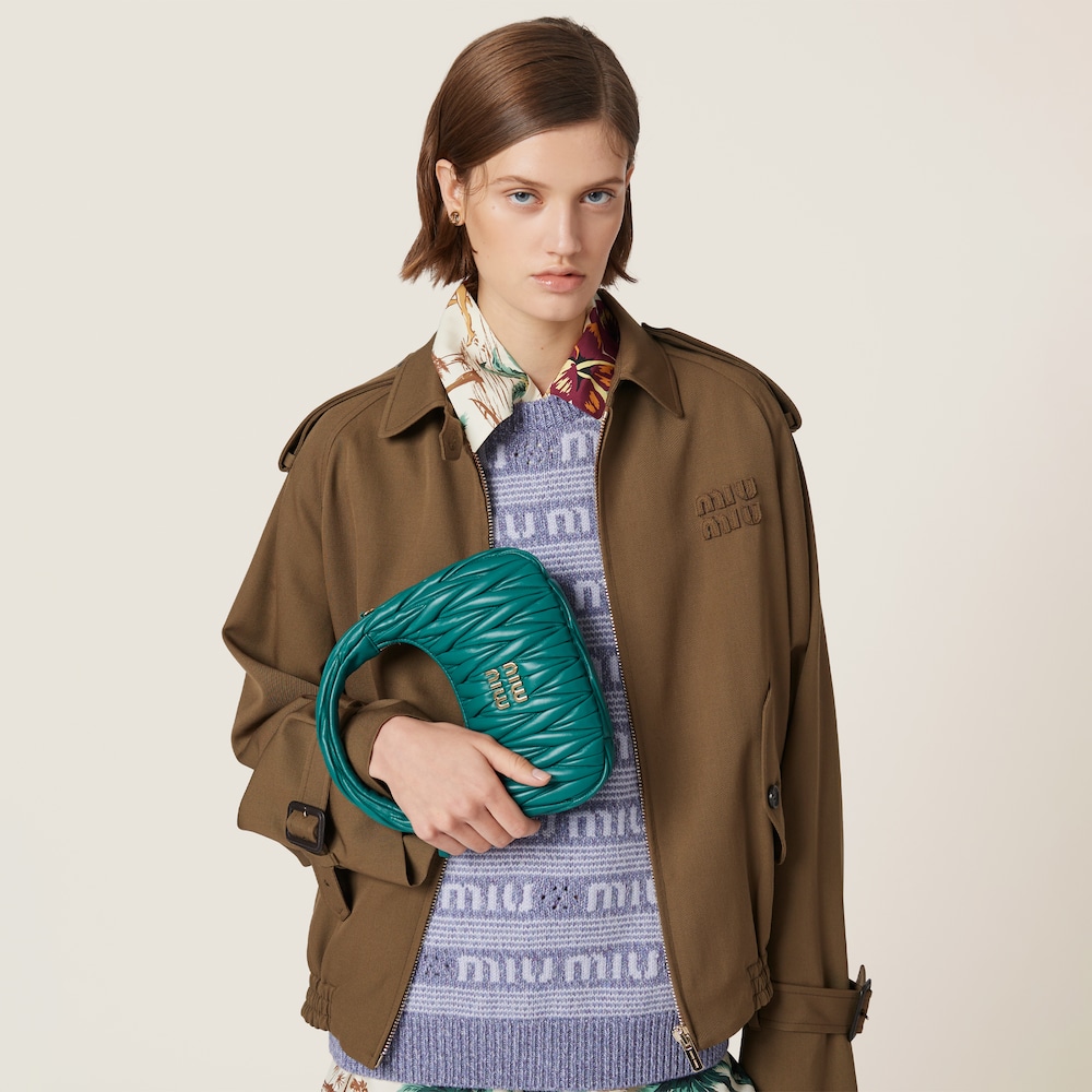 Replicate Wander matelassé nappa leather hobo bag(1:1 replica)