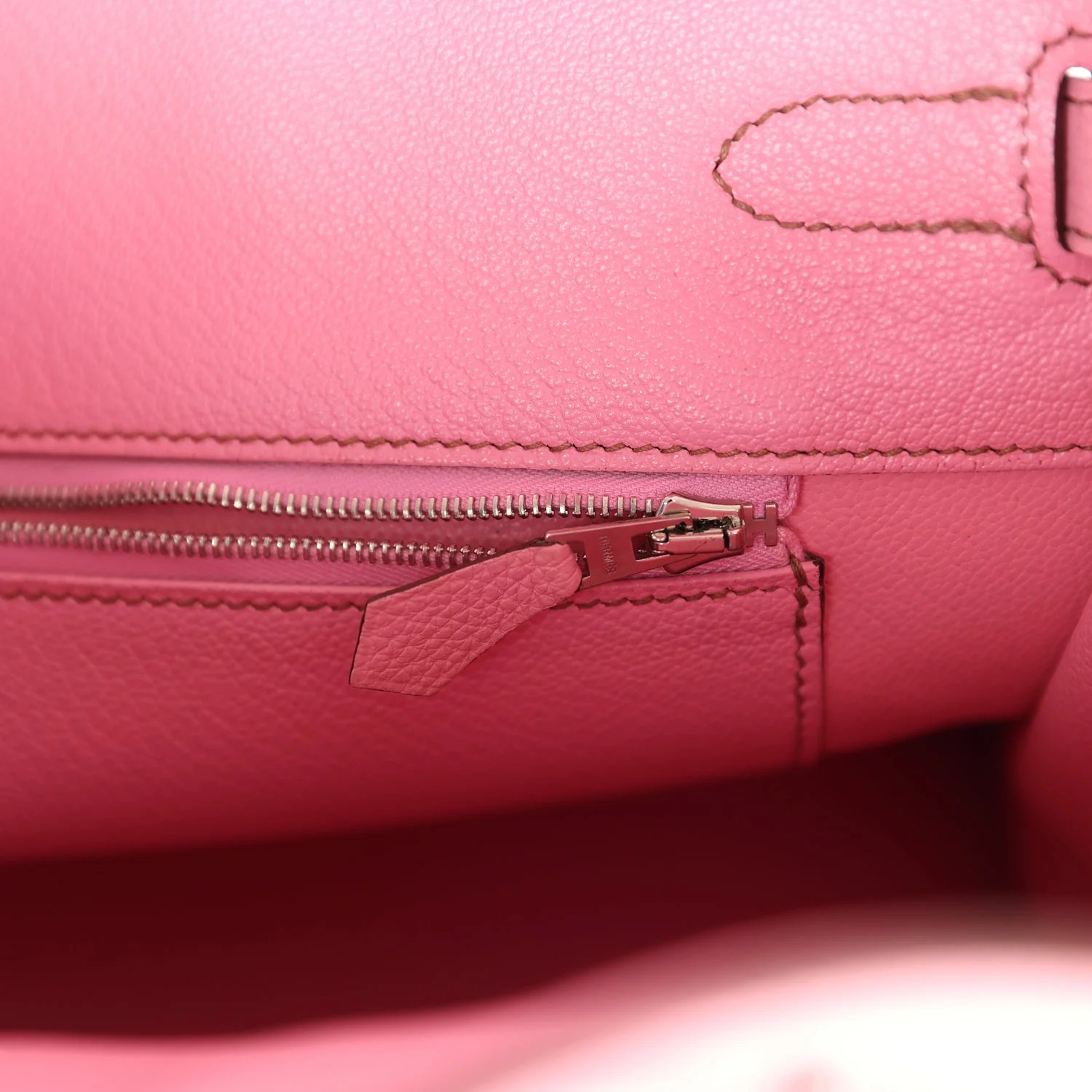 Replicate Hermes Birkin 35 Bubblegum Togo Palladium Hardware(1:1 replica)