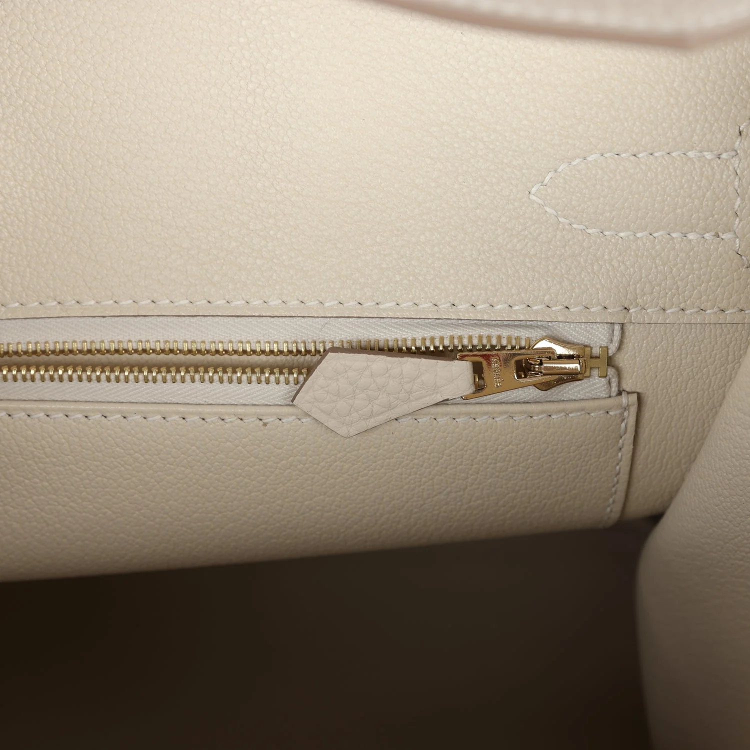 Replicate Hermes Birkin 30 Craie Togo Gold Hardware(1:1 replica)