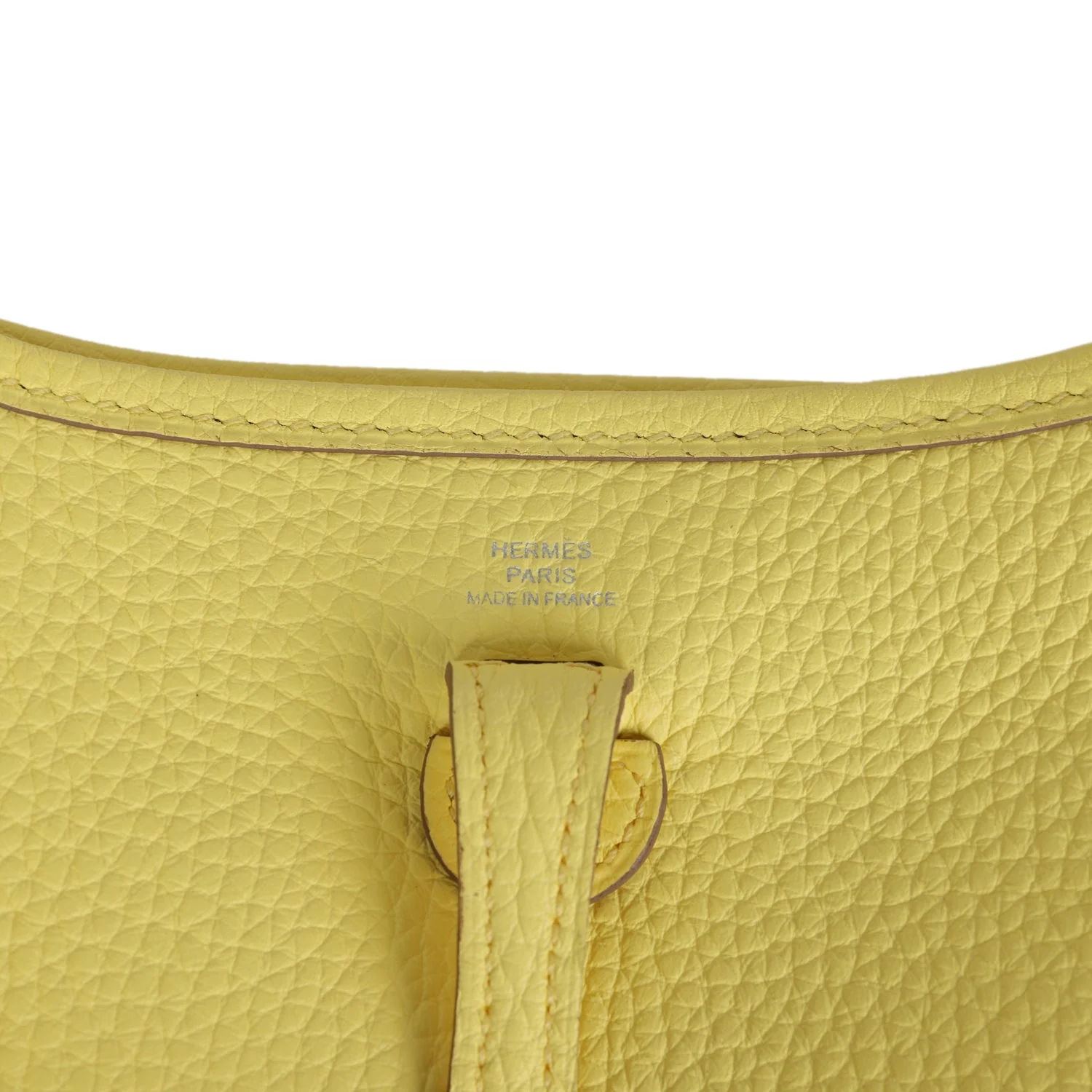Replicate Hermes Evelyne TPM Limoncello Clemence Palladium Hardware(1:1 replica)