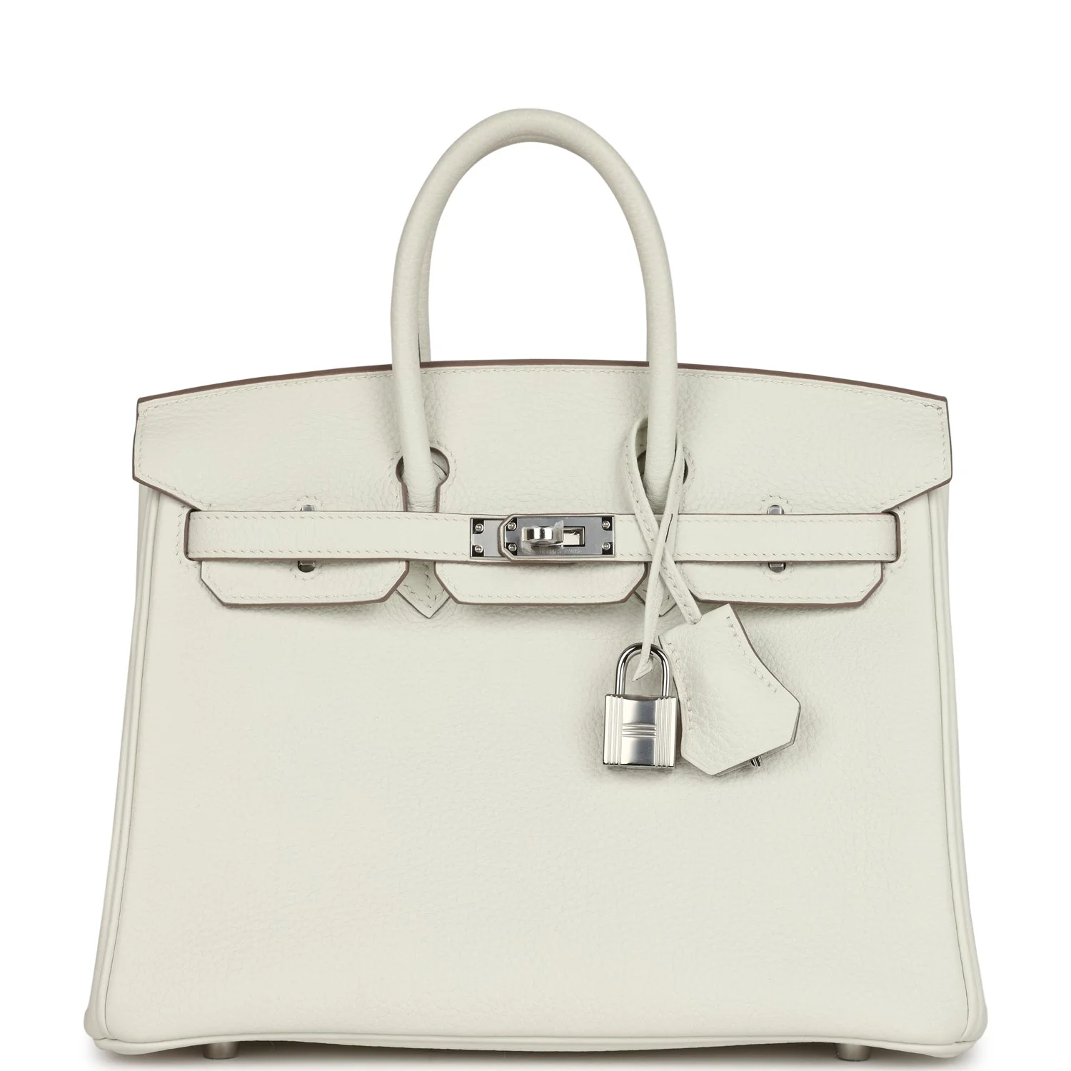 Replicate Hermes Birkin 25 Mushroom Togo Palladium Hardware(1:1 replica)