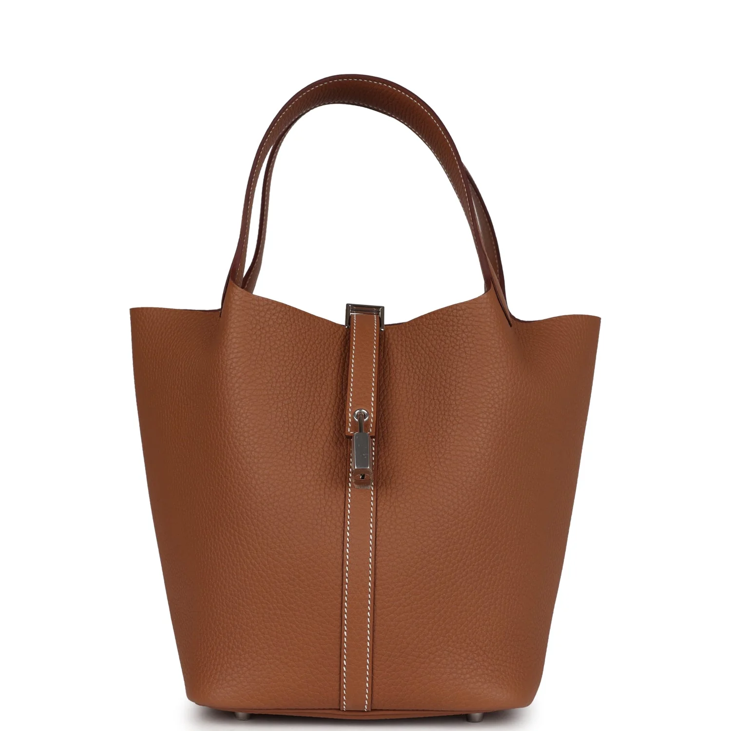 Replicate Hermes Picotin Lock 22 Gold Clemence Palladium Hardware(1:1 replica)