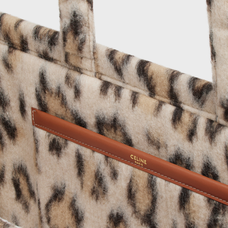 Replicate LARGE CABAS THAIS IN LEOPARD TEXTILE AND CALFSKIN LEOPARD(1:1 replica)