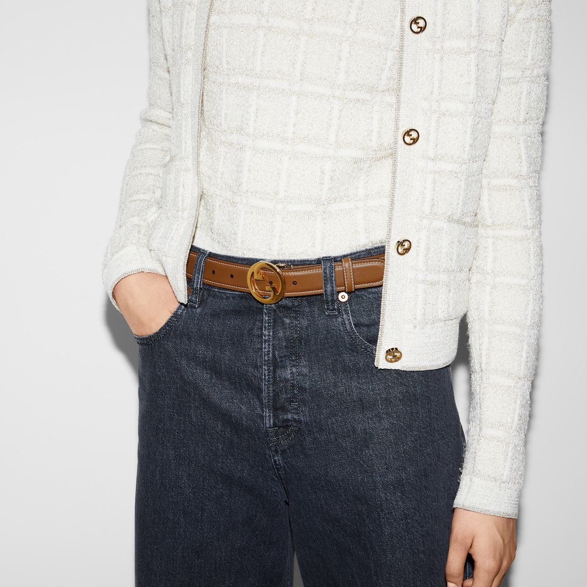 Replicate Gucci Blondie belt(1:1 replica)