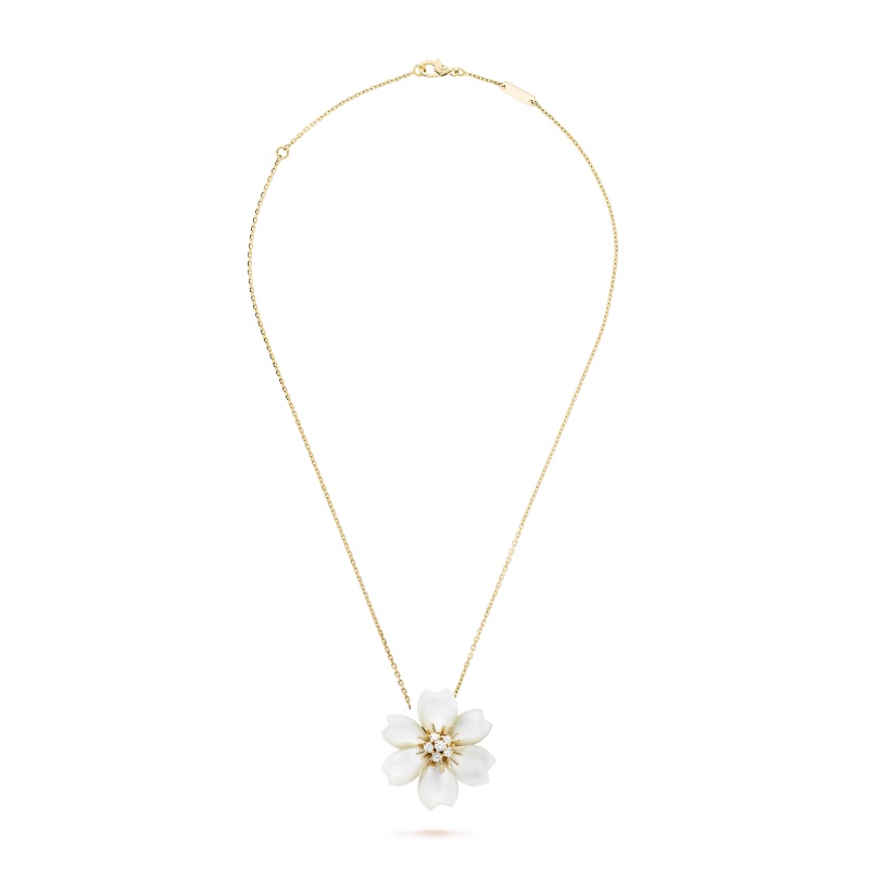 Replicate Rose de Noël clip pendant, small model(1:1 replica)