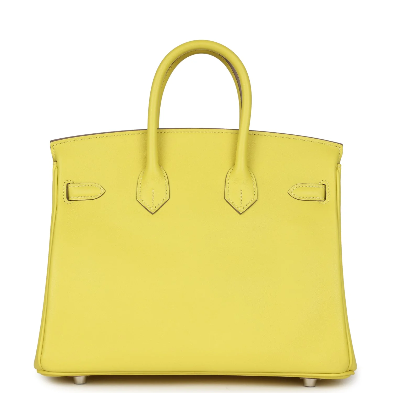 Replicate Hermes Birkin 25 Lime Swift Palladium Hardware(1:1 replica)
